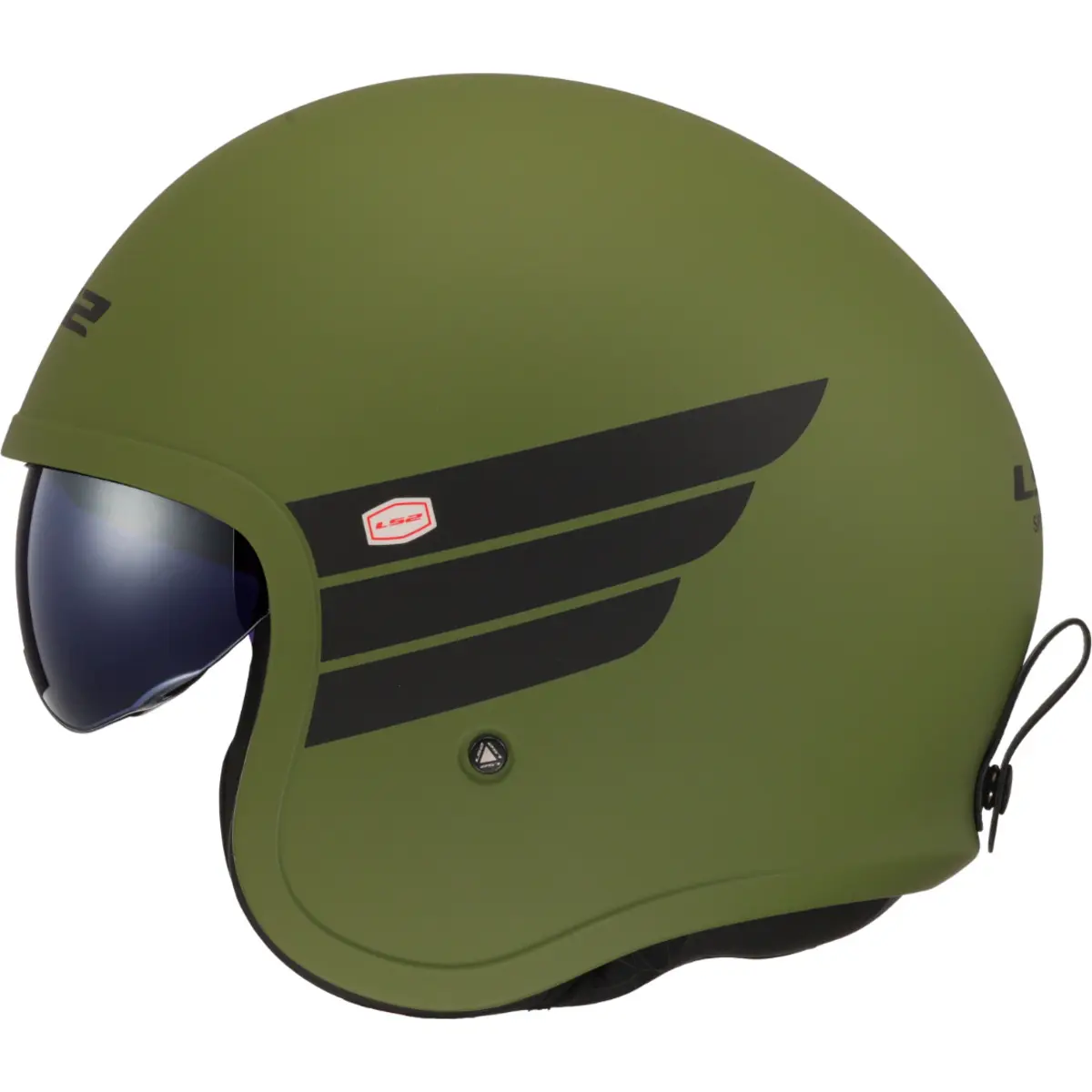 Jet-Motorradhelm LS2 OF599 Spitfire II Retro