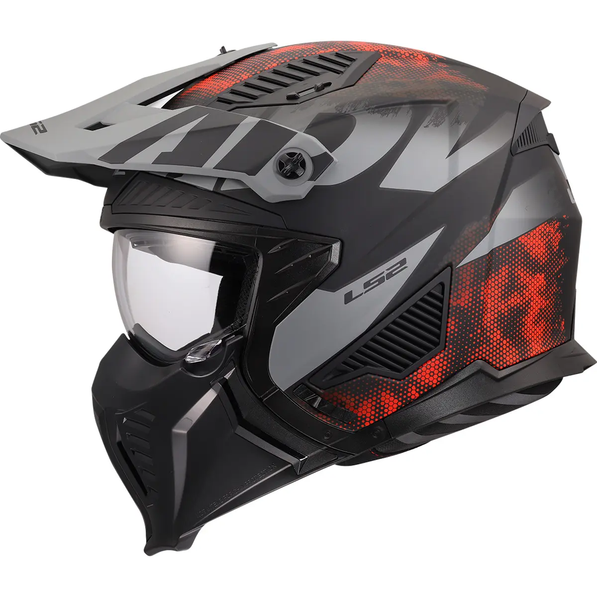 Motorrad Trialhelm LS2 OF606 Drifter Gas