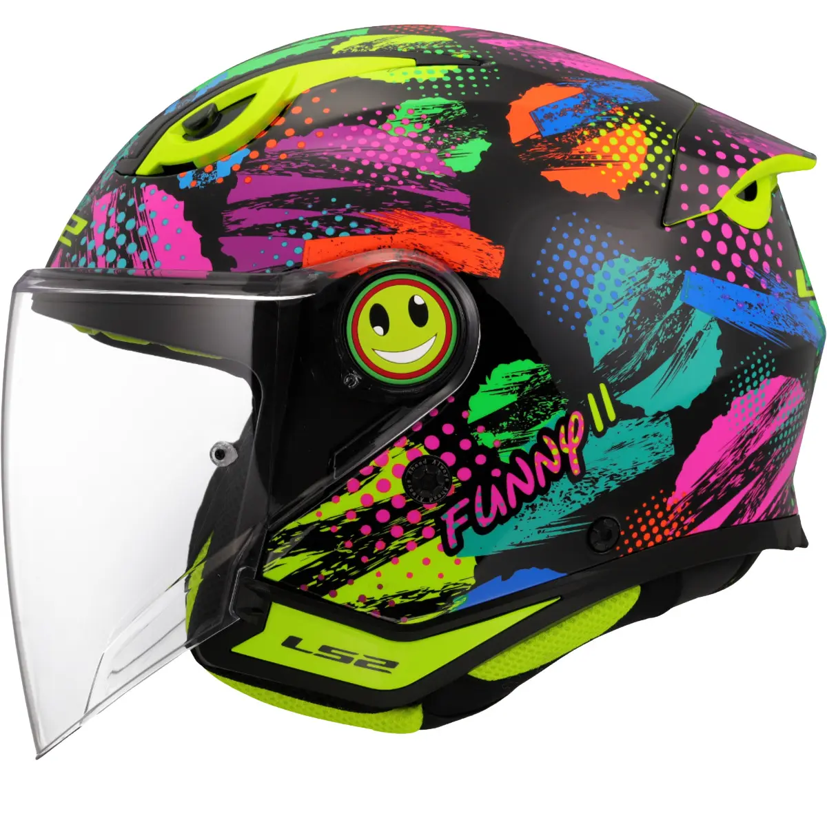 Casco jet per bambini LS2 OF622 Funny II Joy