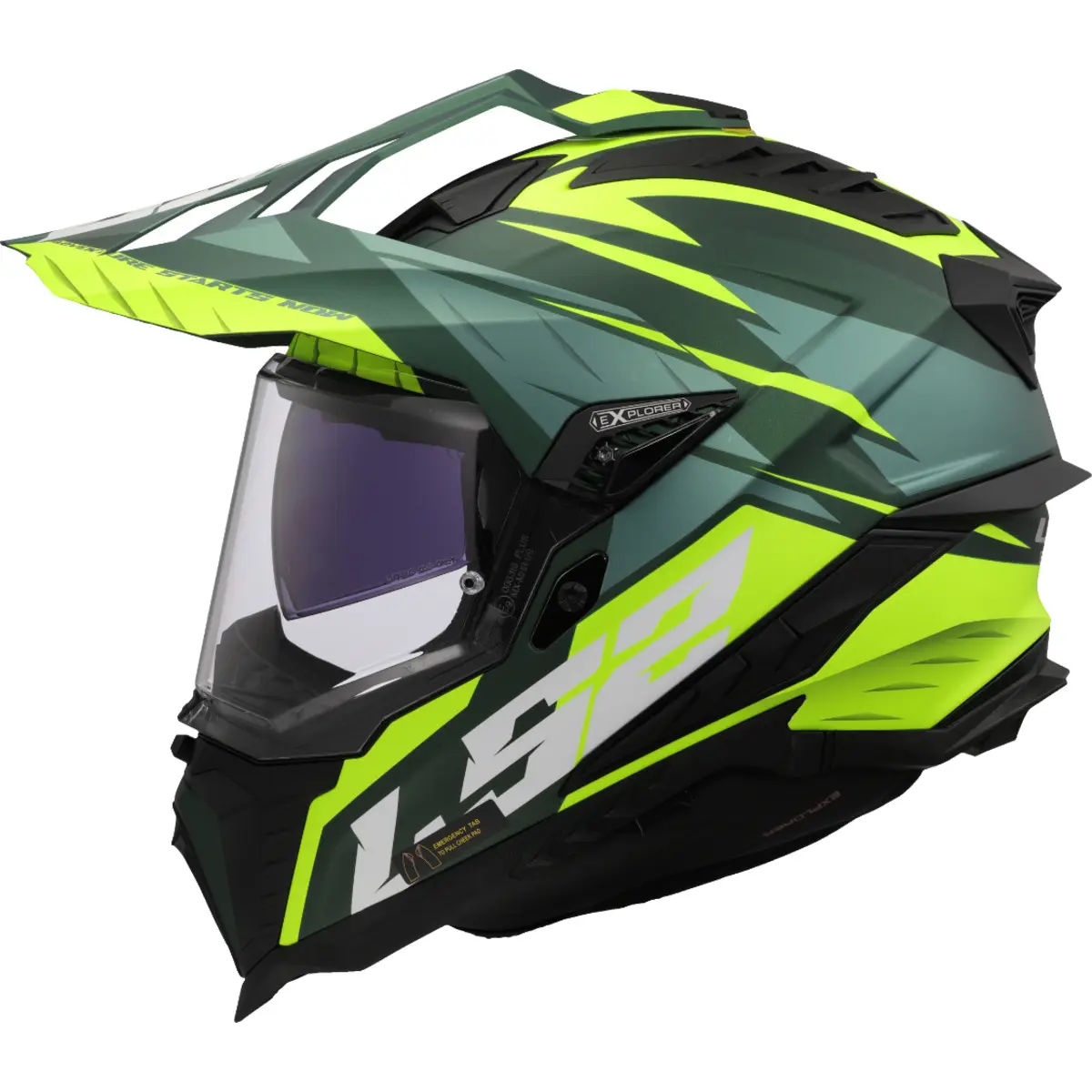 Casco integrale da moto LS2 MX701 Explorer Spire
