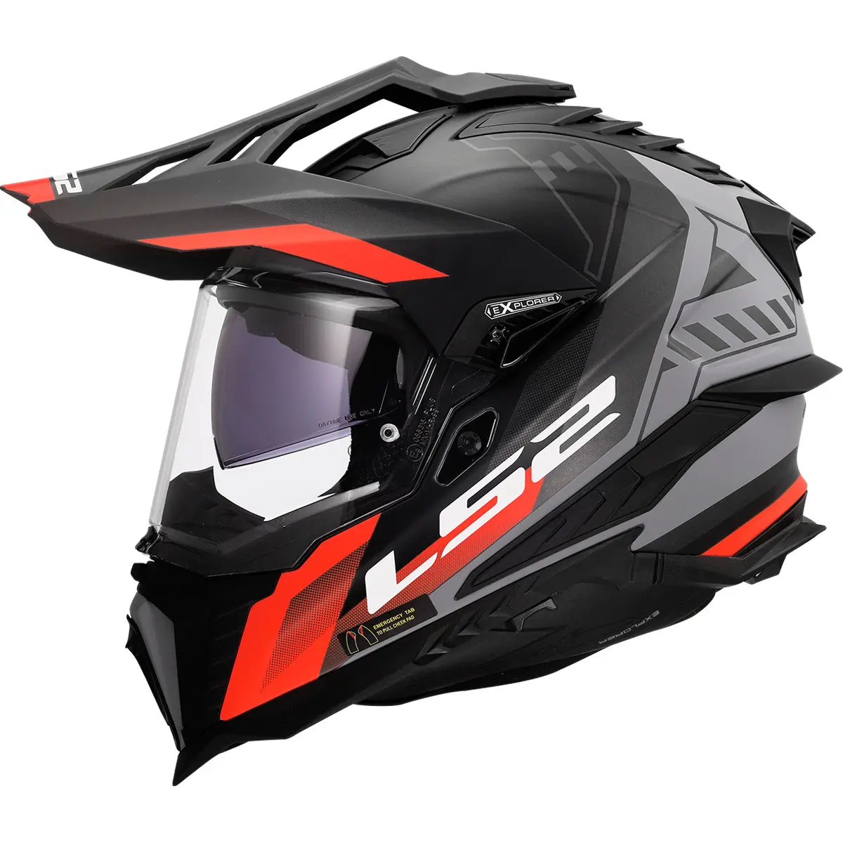 Motorrad-Integralhelm LS2 MX701 Explorer Hexa