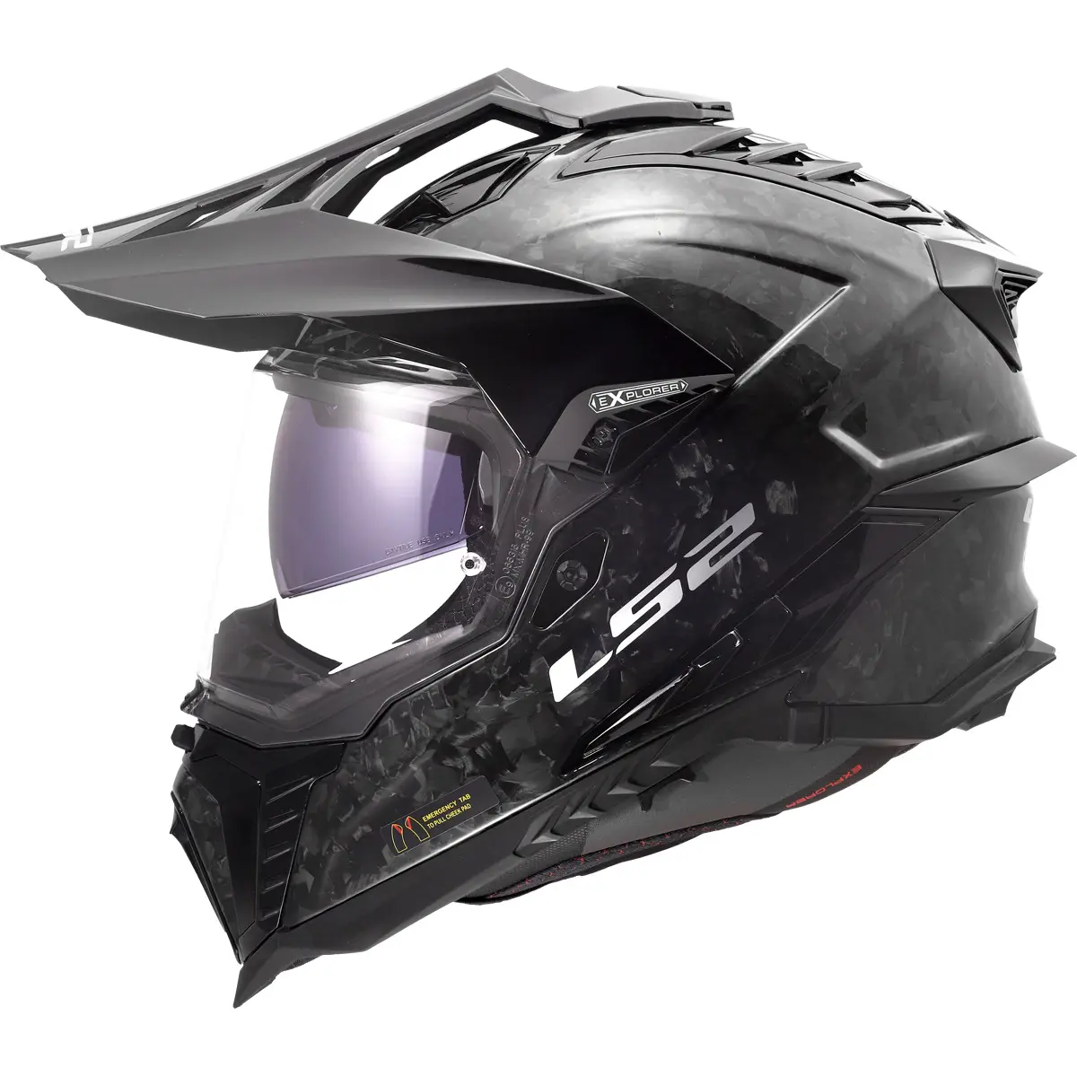 Casco integrale da moto LS2 MX701 Explorer C Forged