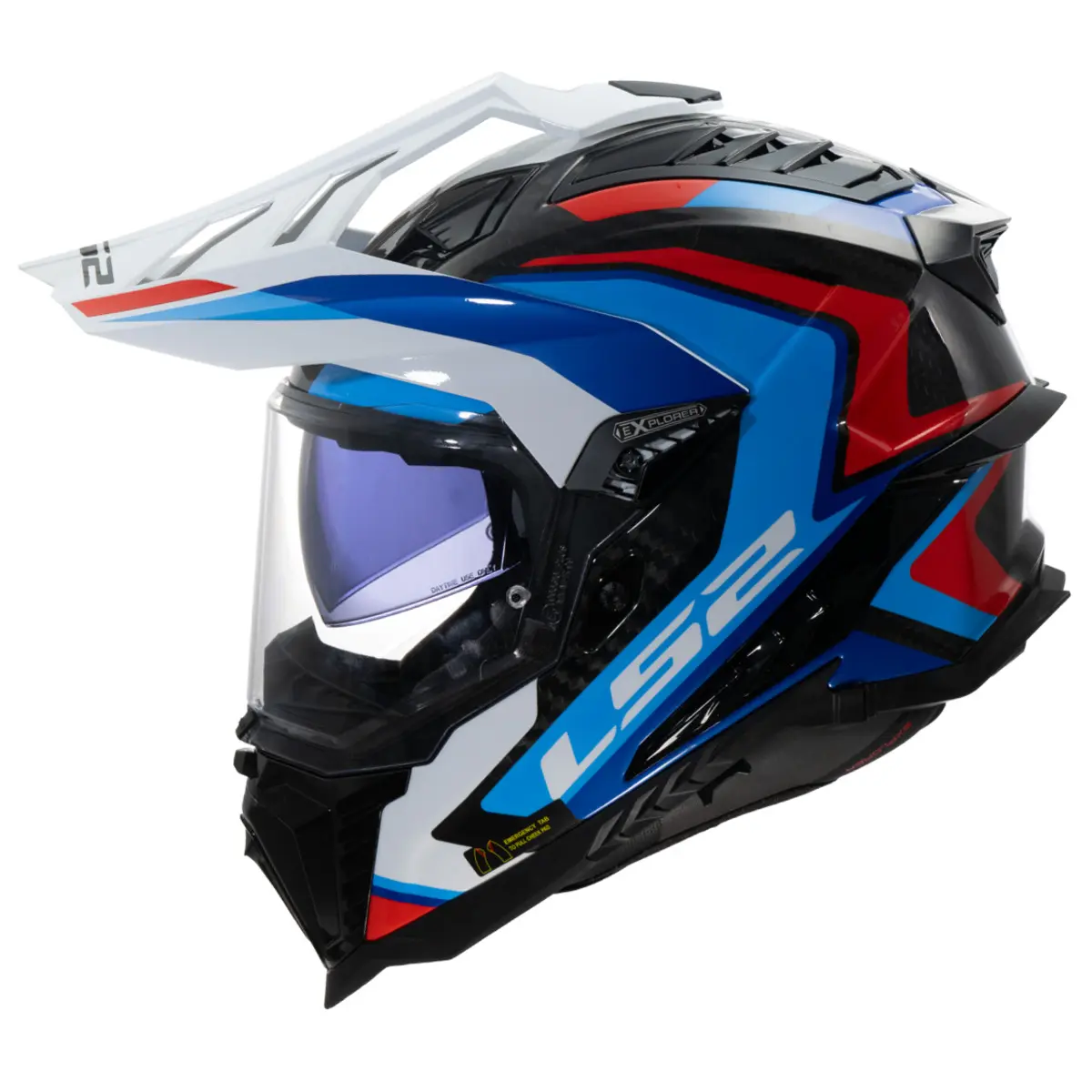 Casco integrale da moto LS2 MX701 Explorer C Frontier II