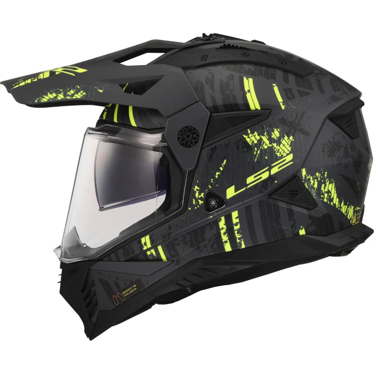 Motorrad-Integralhelm LS2 MX702 Pioneer II Crazy