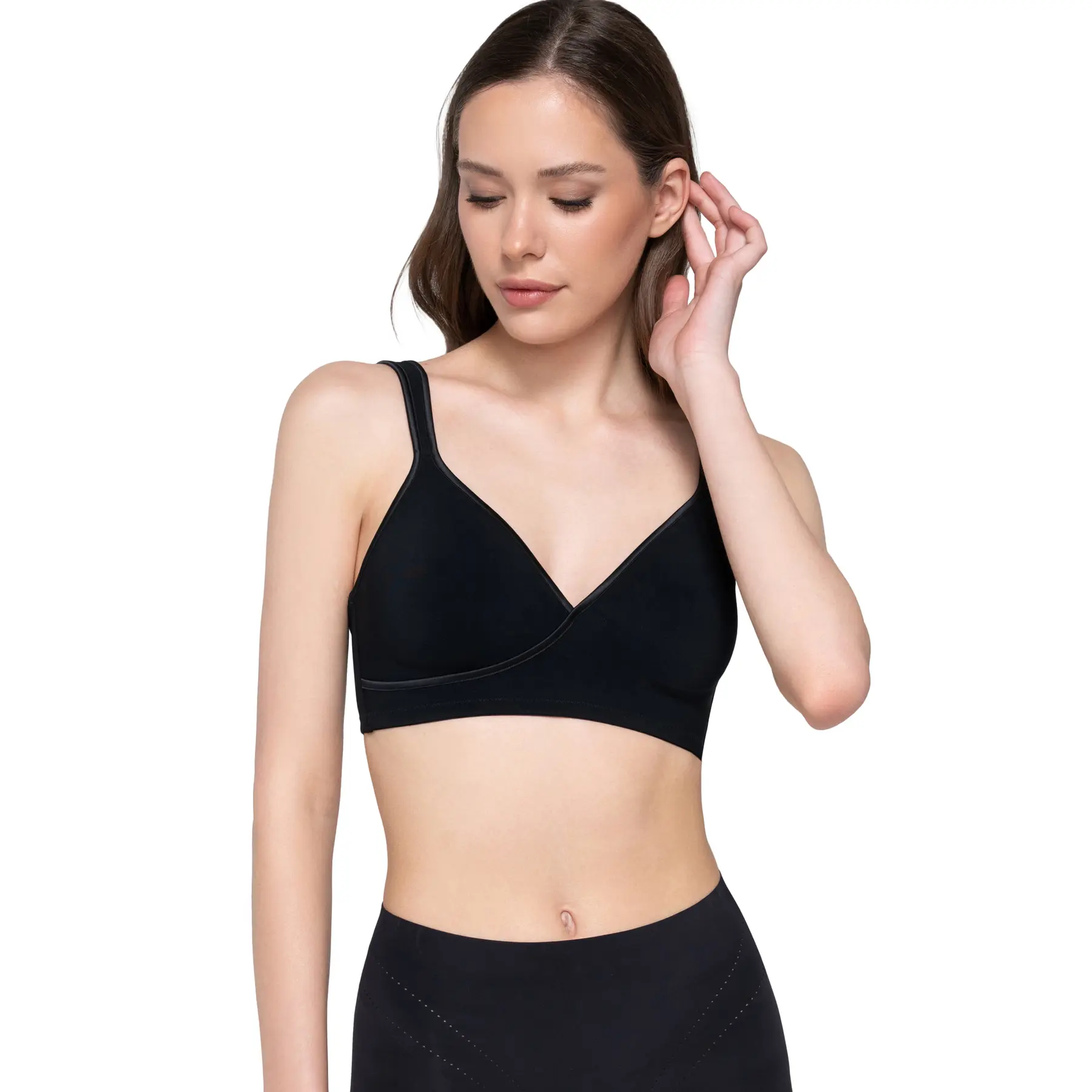 Reggiseno incrociato senza ferretti donna Luna Secret Sense
