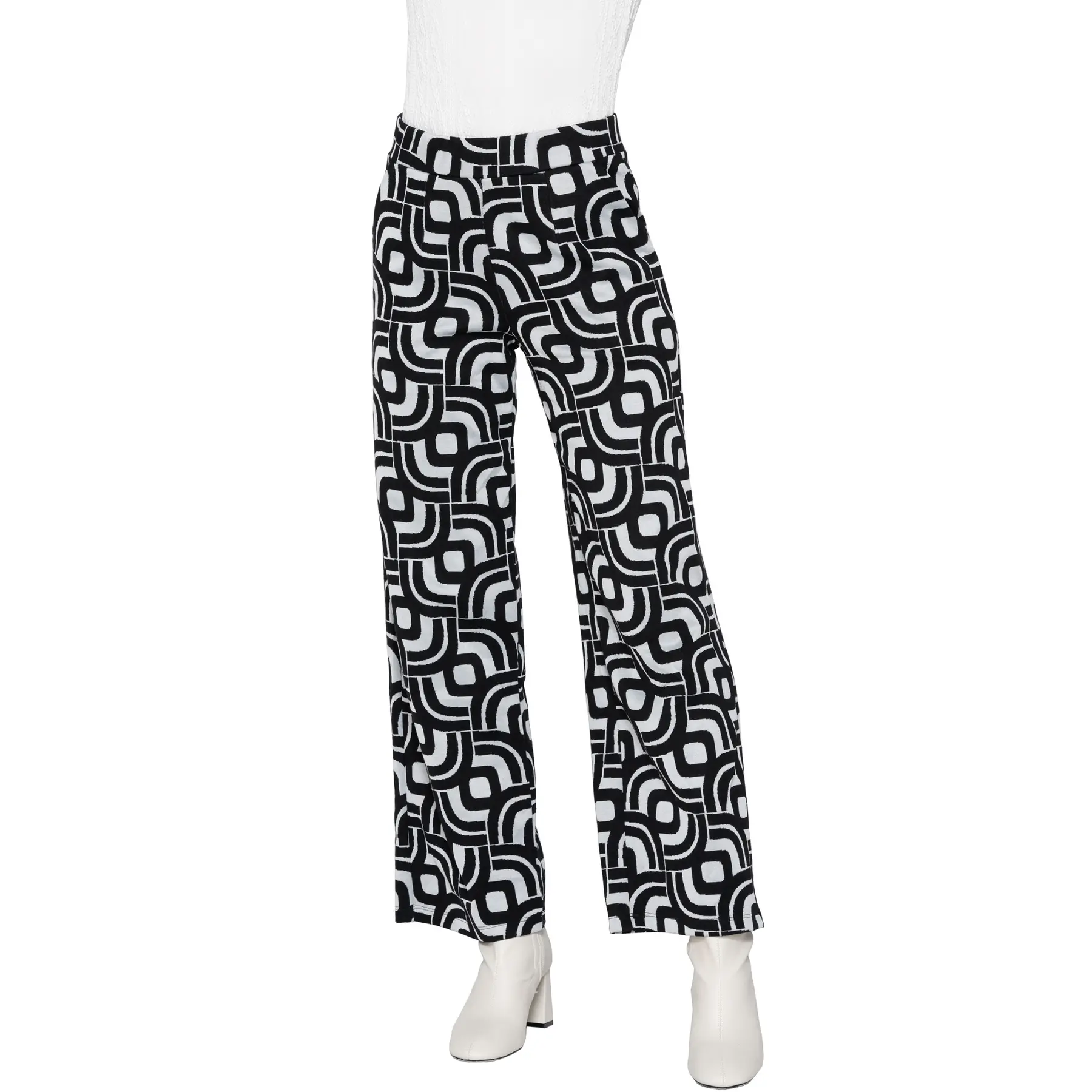 Luna Women's Noir Flared Trousers Inspired