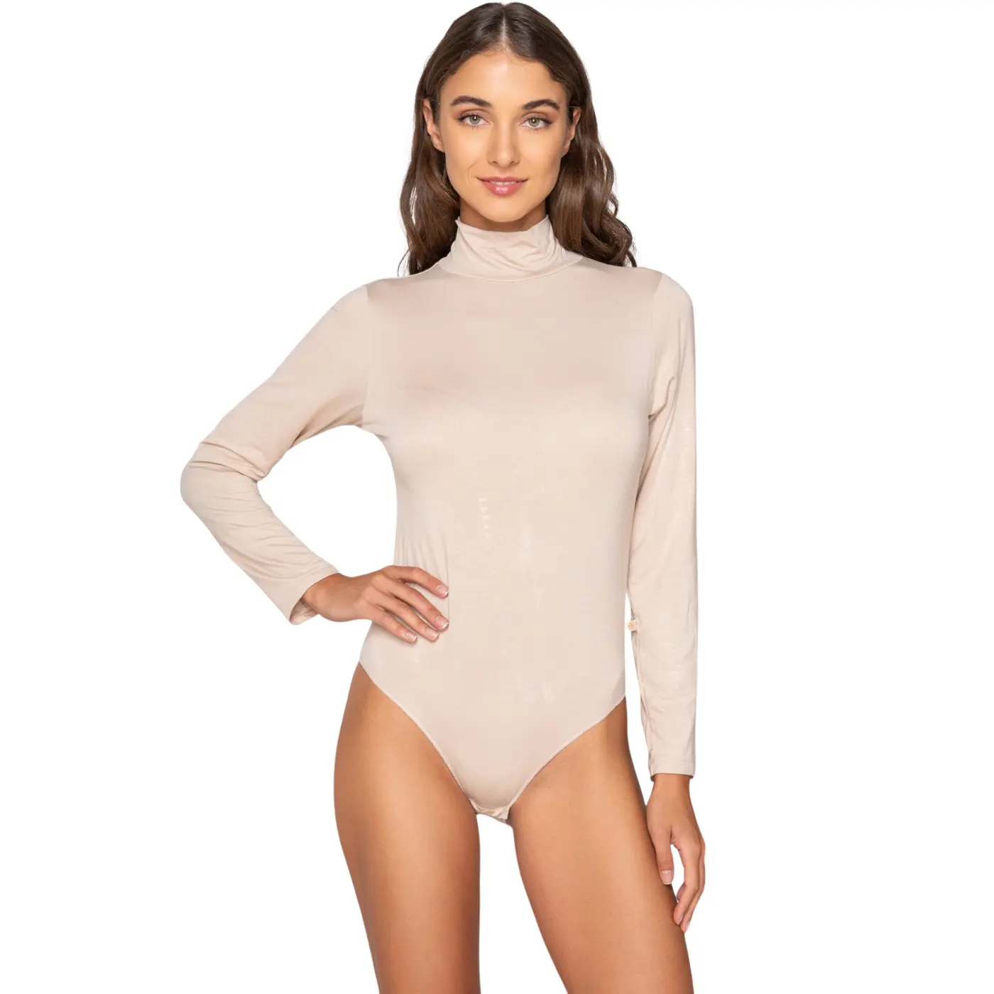 Body con collo alto maniche lunghe donna Luna Micro Touch Comfort