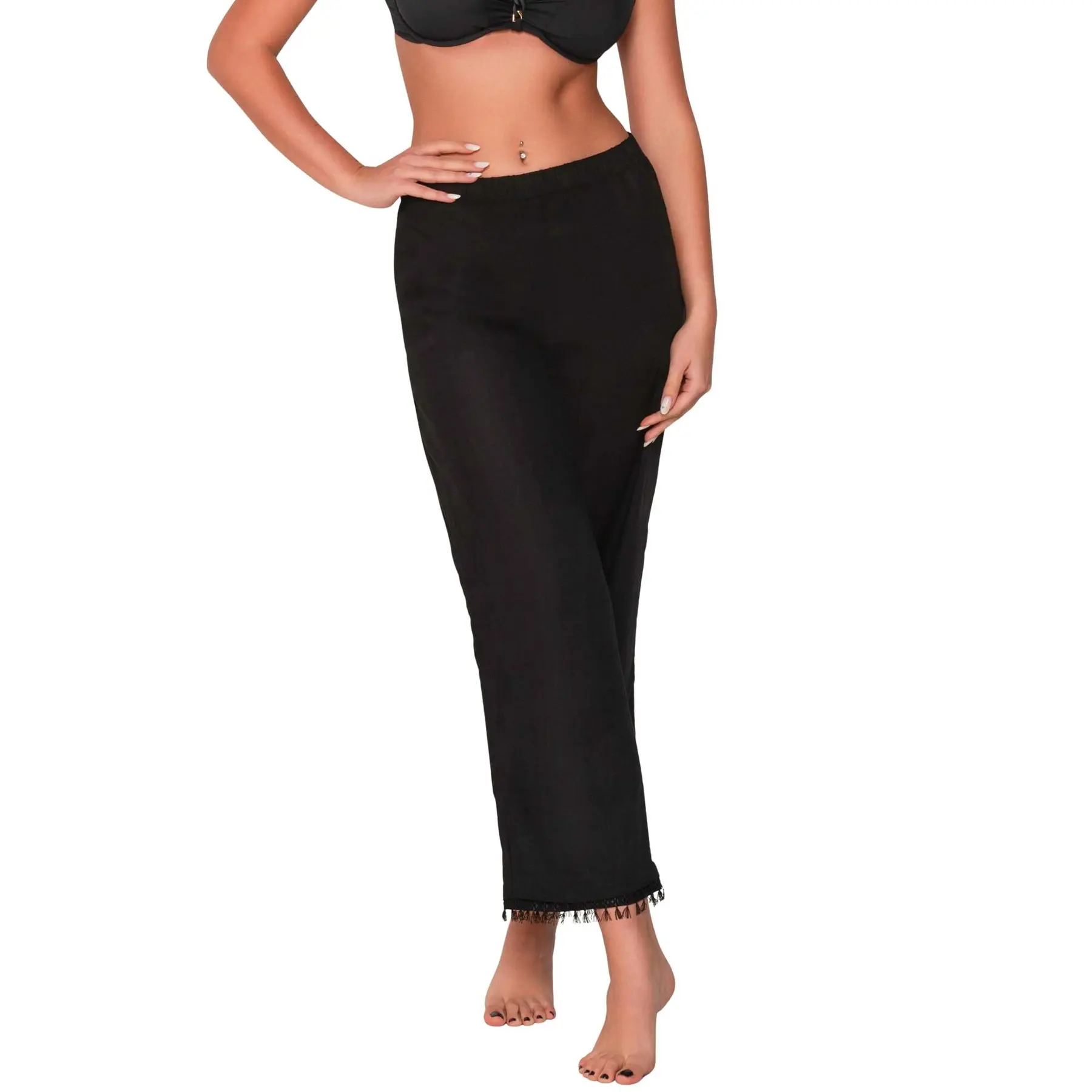 Luna Women's Noir Trousers Sage