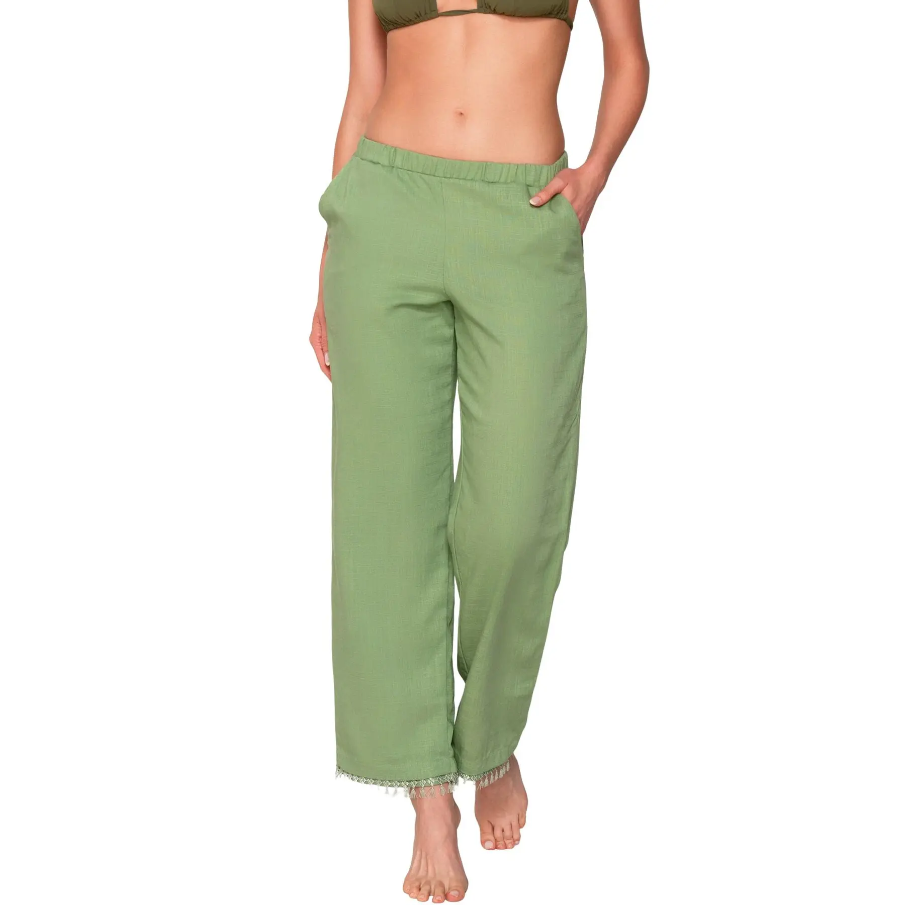 Luna Women's Vert Trousers Sage