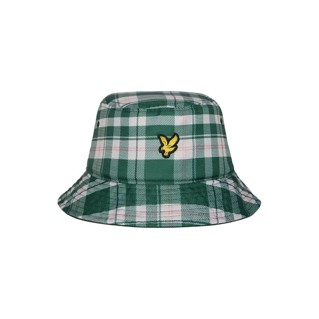 Lyle & Scott Mens 2026 Lightweight Durable Versatile Tartan Golf Bucket Hat - Image 5