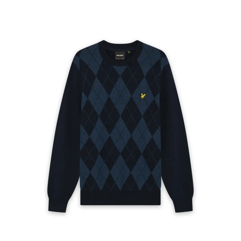 Maglione in merino  Argyle
