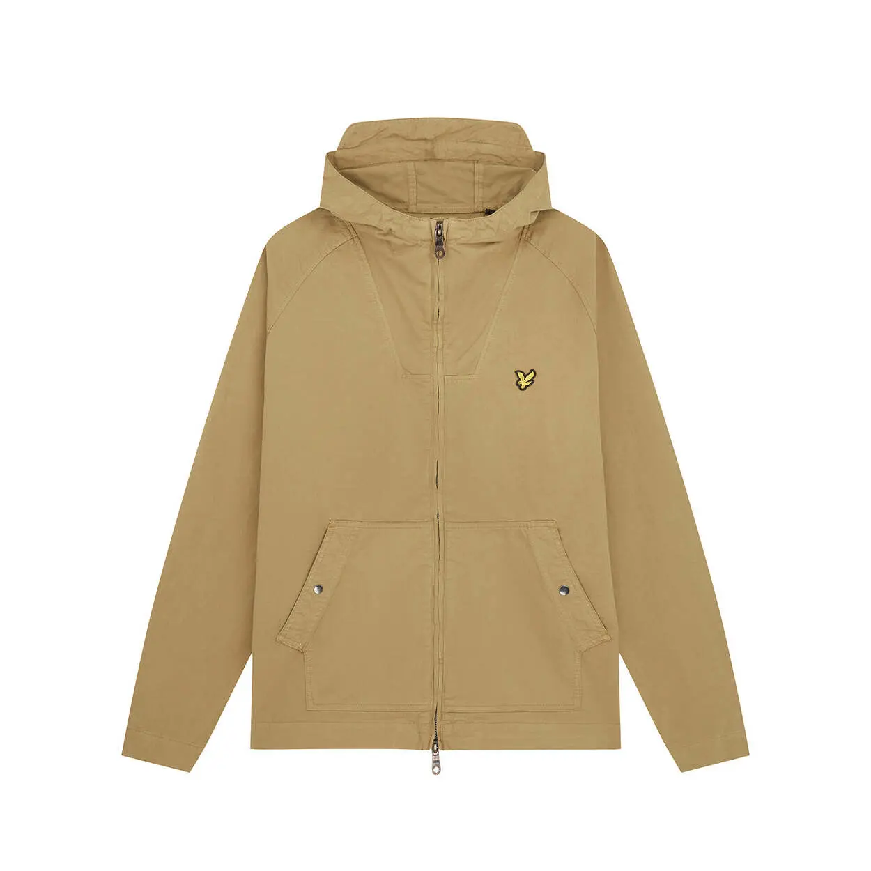 Giacca con zip Lyle & Scott Garment Dyed Through