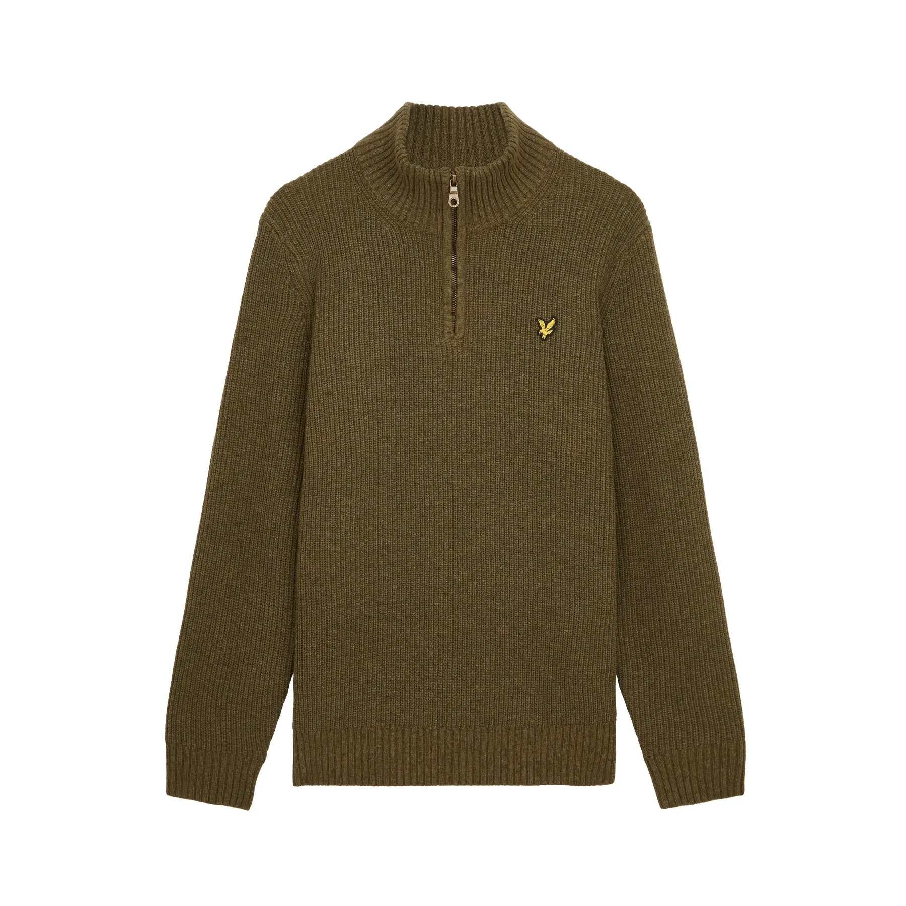 Rippenpullover mit Viertelreißverschluss Lyle & Scott