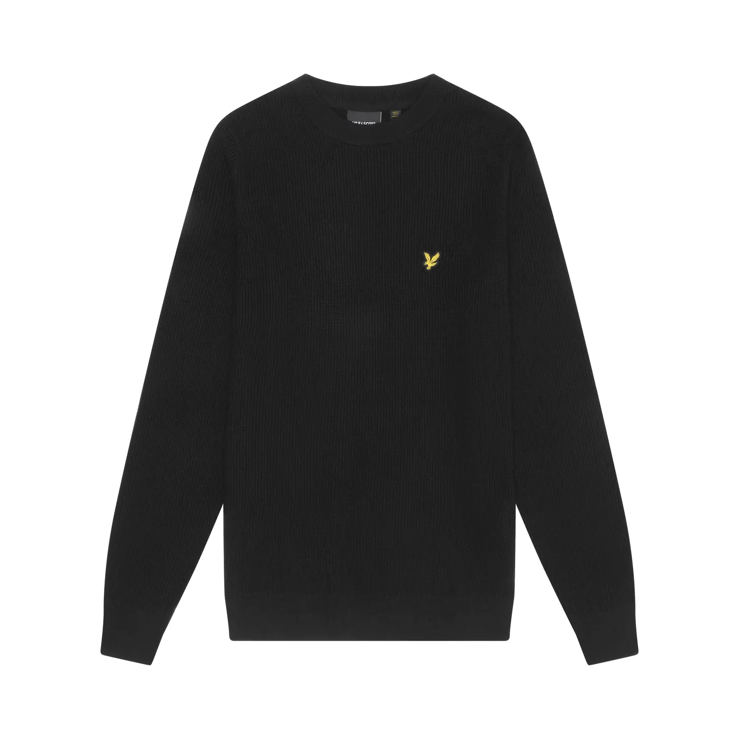 Pullover mit Rundhalsausschnitt aus karierter Maschenware Lyle & Scott