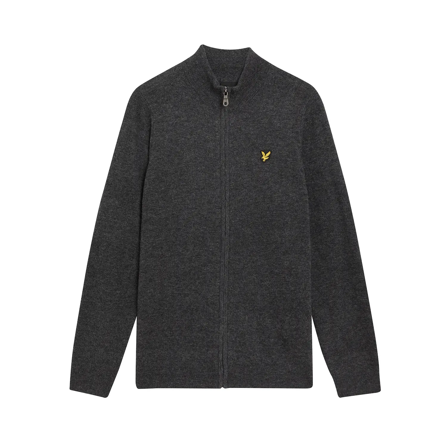 Pullover mit Reißverschluss aus Wolle Lyle & Scott Blend