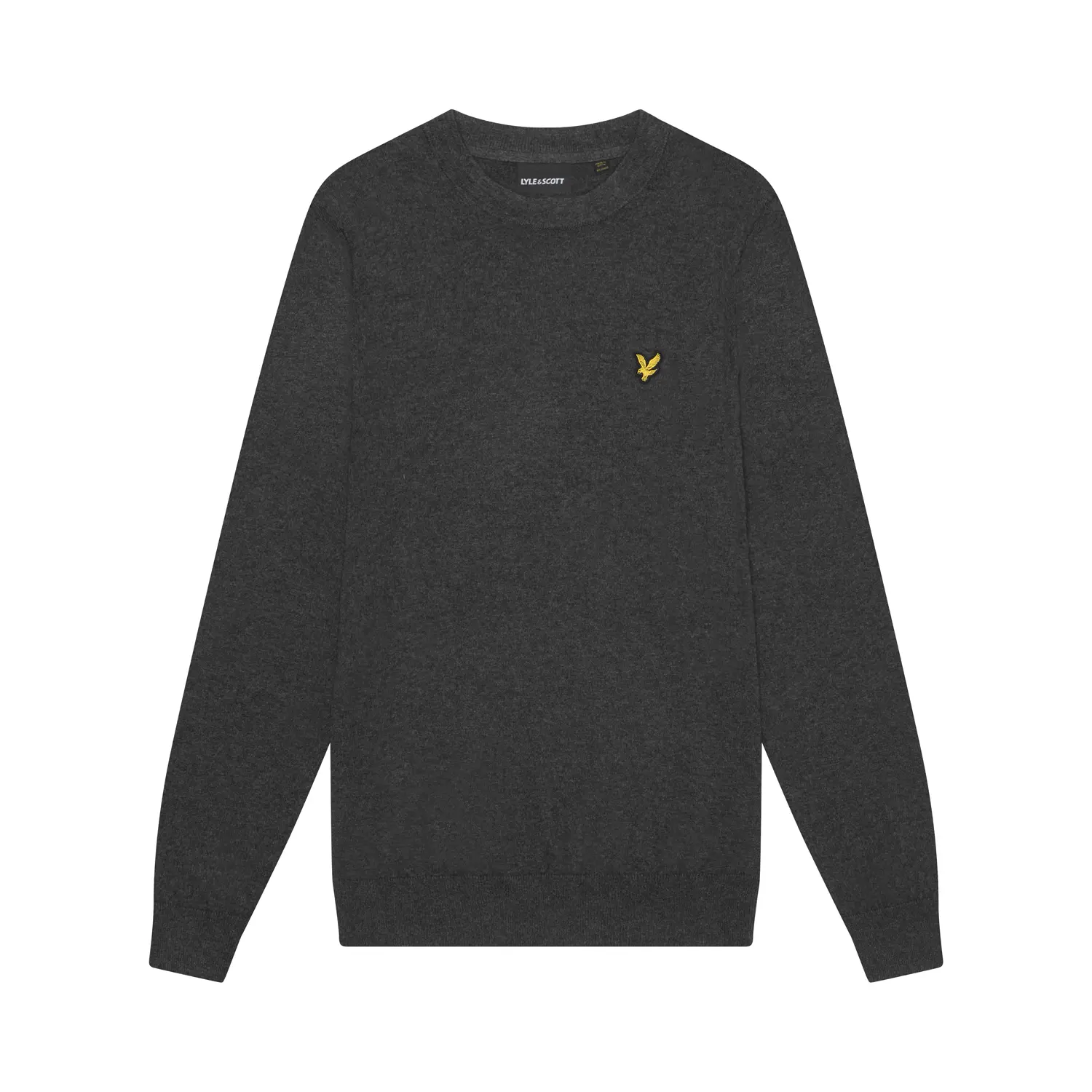Maglione in cotone merino con scollo rotondo Lyle & Scott