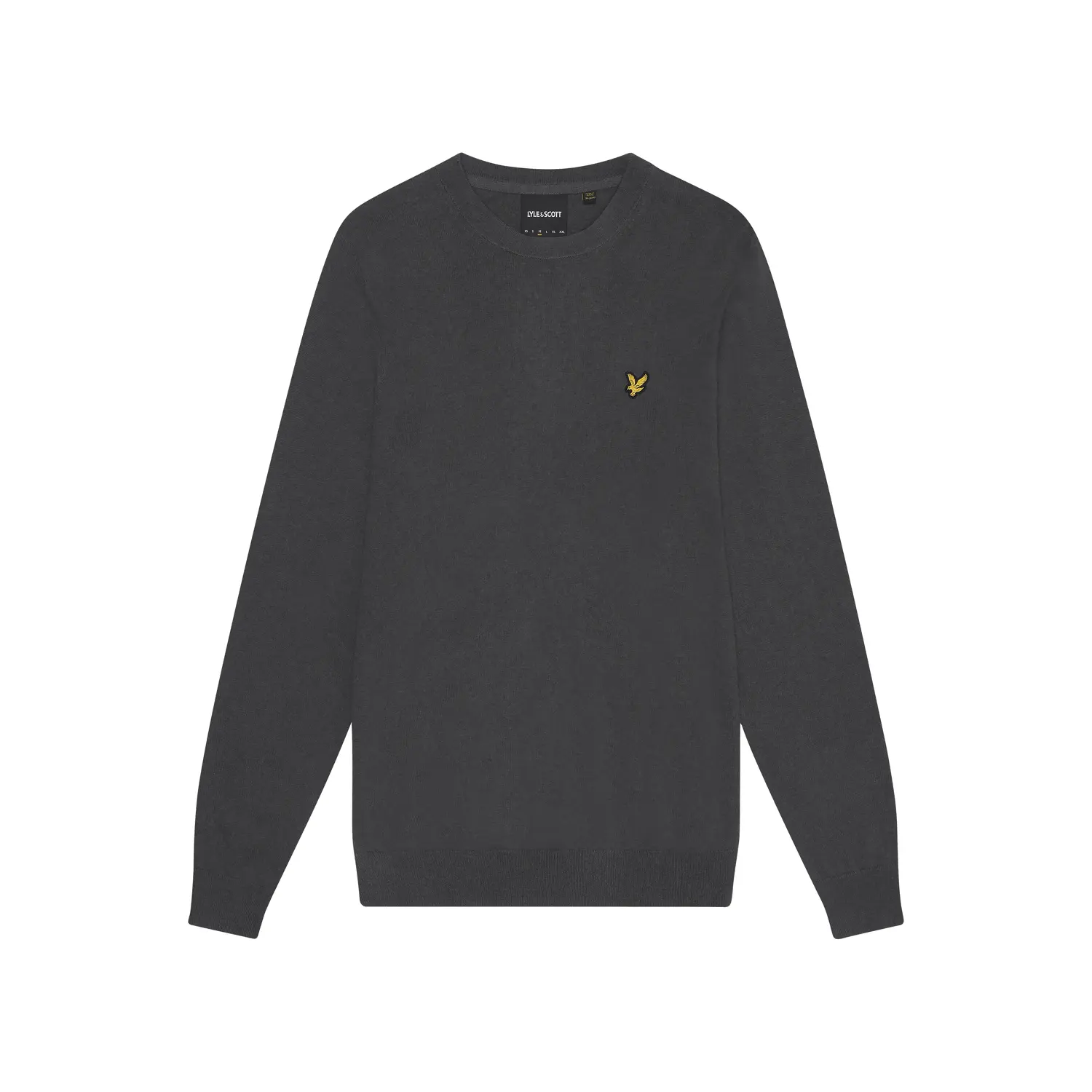 Maglione in cotone merino con scollo rotondo Lyle & Scott