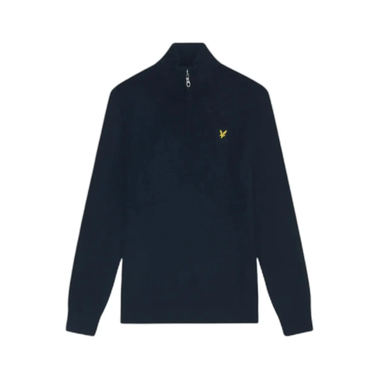 Pullover aus Baumwolle und Merinowolle mit 1/4 Reißverschluss Lyle & Scott
