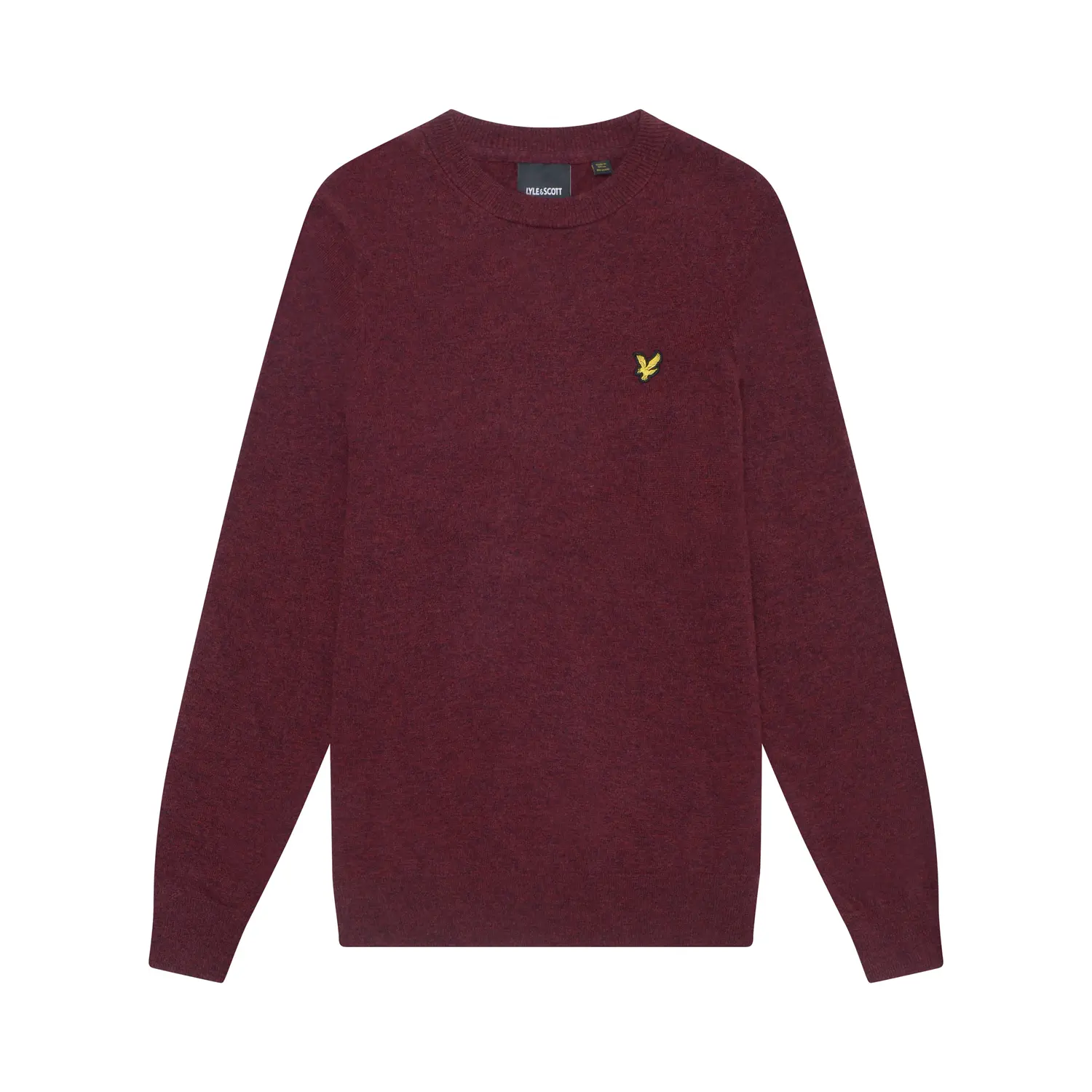 Maglione in lana d'agnello con collo tondo Lyle & Scott Blend
