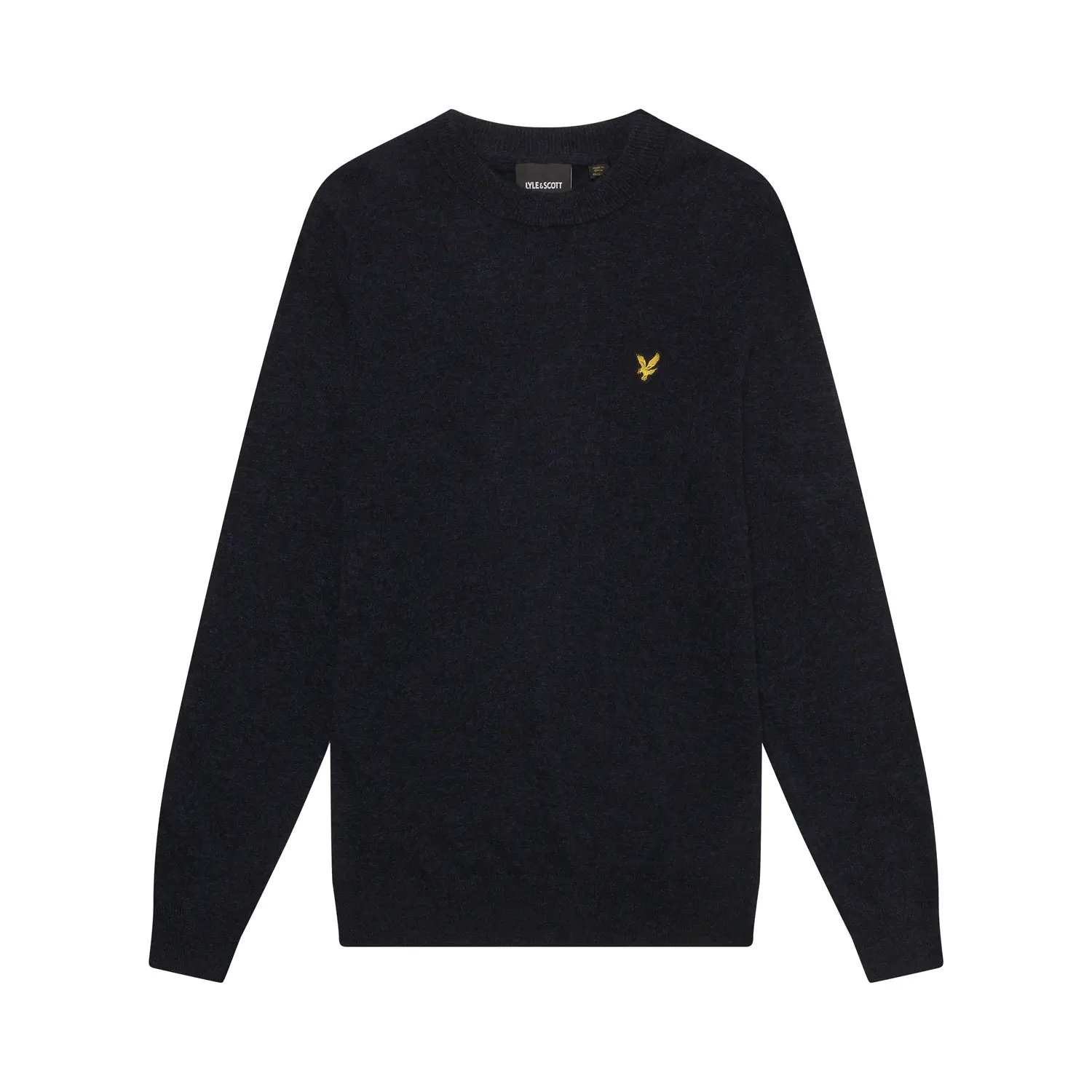 Maglione in lana d'agnello con collo tondo Lyle & Scott Blend