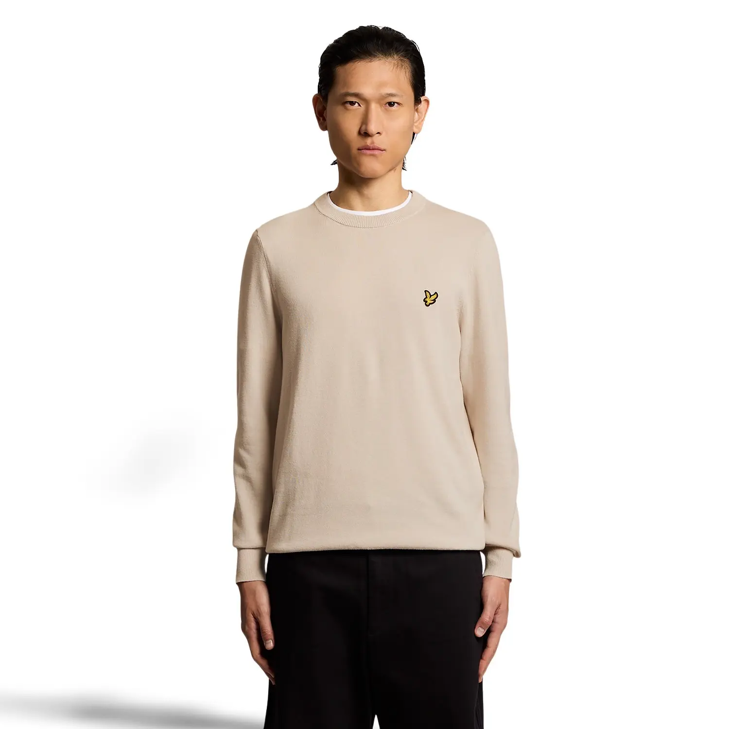 Cotton crew neck pullover Lyle & Scott
