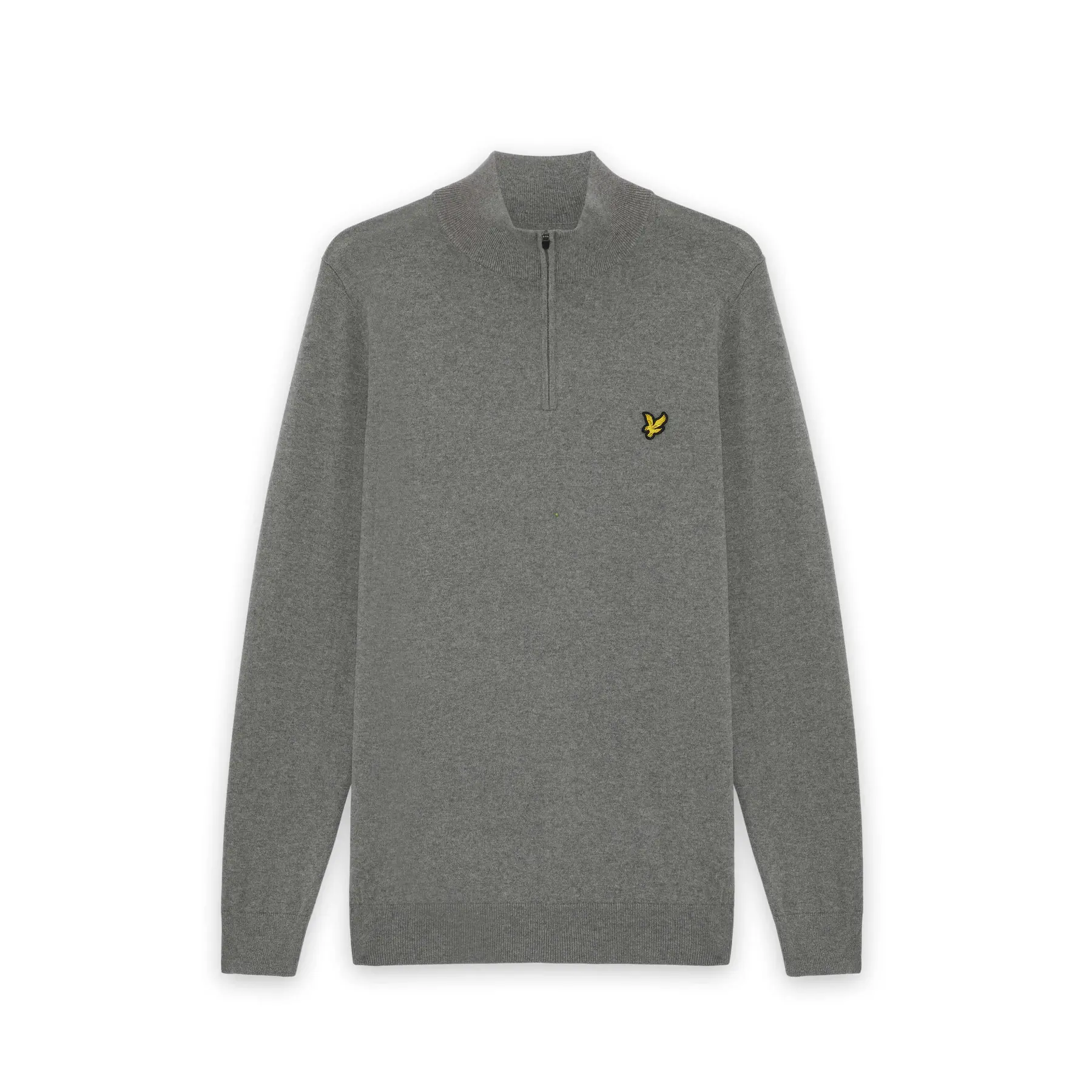 Lyle & Scott Gris Pullover Mit Kragen