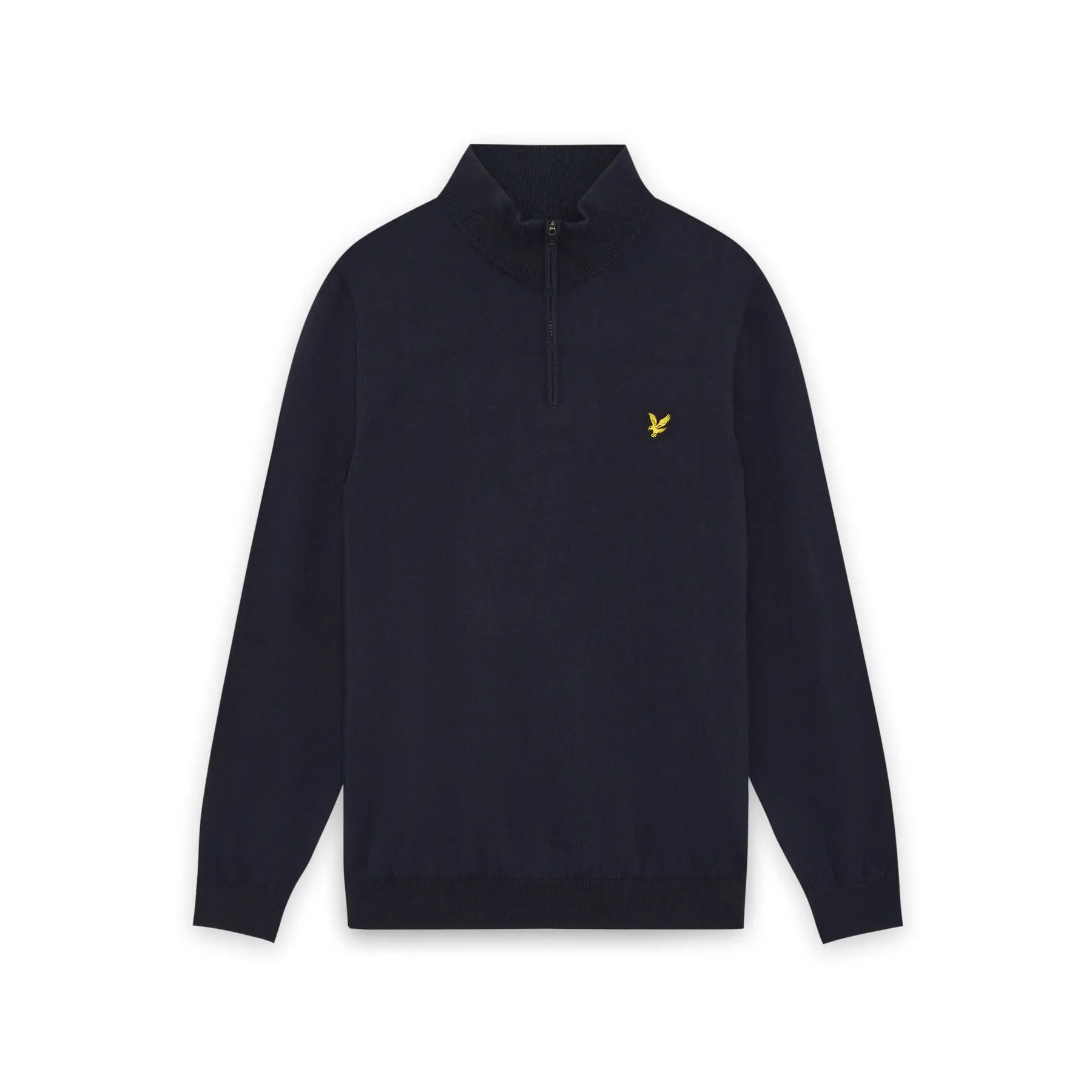 Lyle & Scott Bleu 1/4-Zip-Pullover