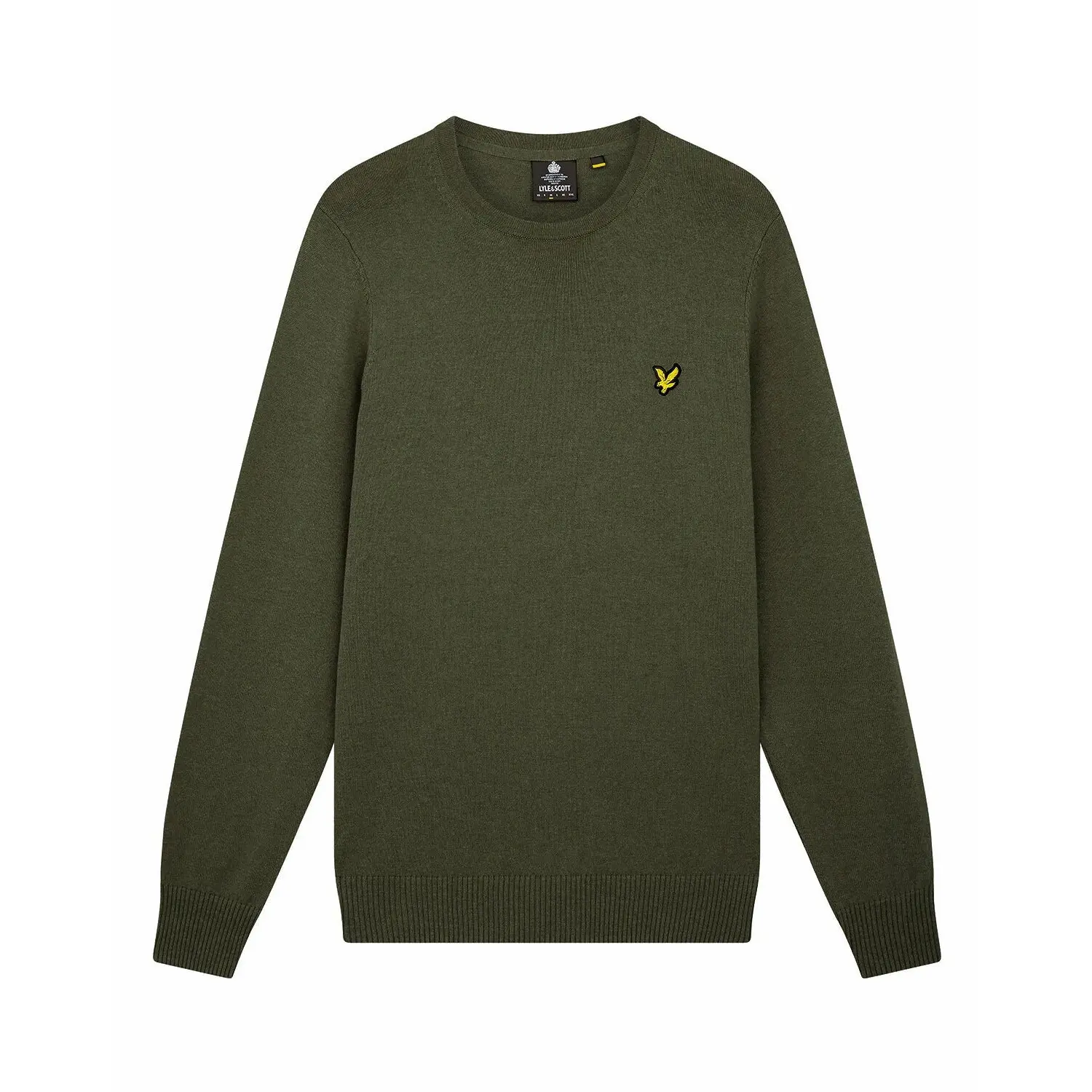 Pullover mit Rundhalsausschnitt aus Merino-Baumwolle Lyle & Scott