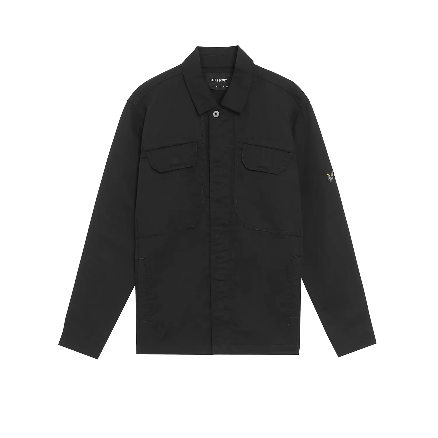 Lyle And Scott Men's Black Overshirt in Size L, Sports Direct - Image 5