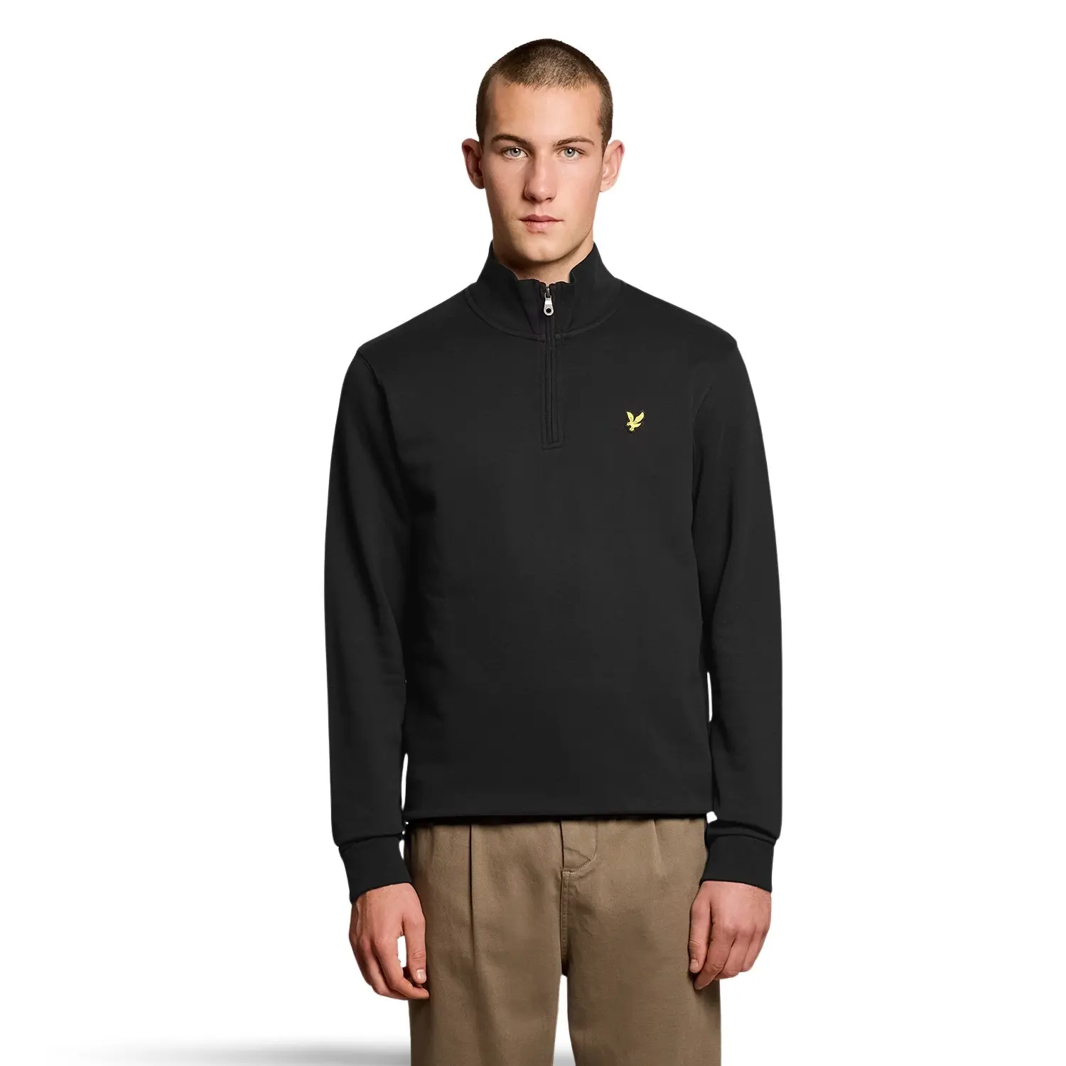 Maglione con 1/4 di zip Lyle & Scott Loopback