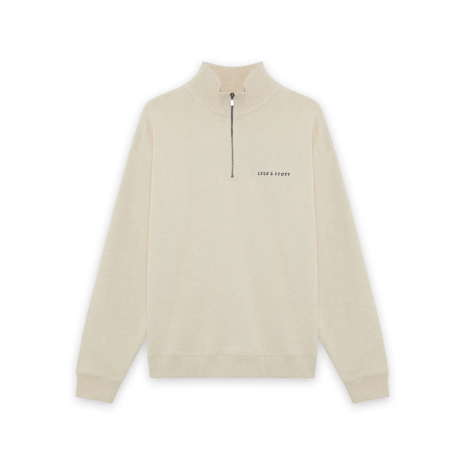 Pullover mit Viertelreißverschluss Lyle & Scott Script