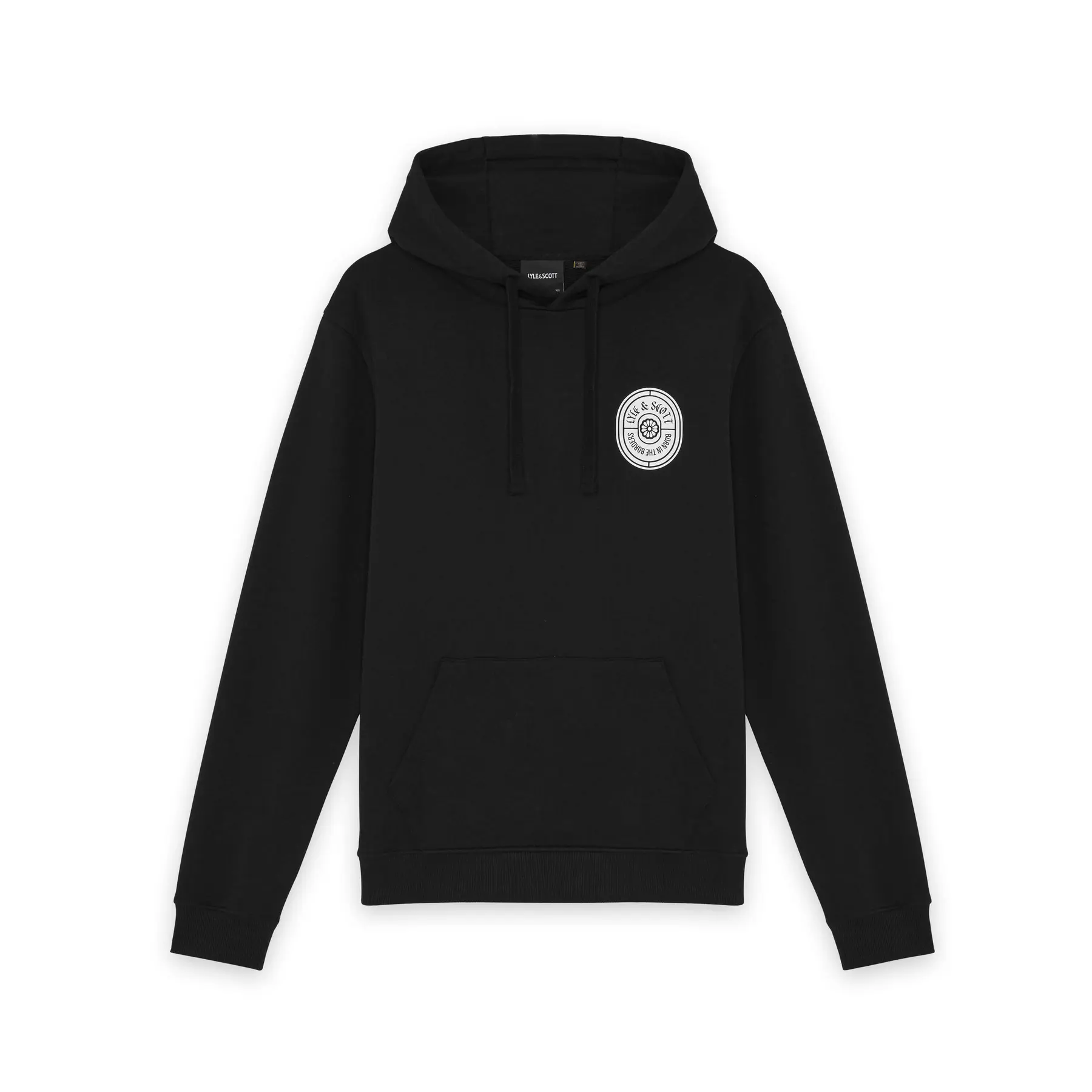 Felpa con cappuccio Lyle & Scott Borders Label Graphic
