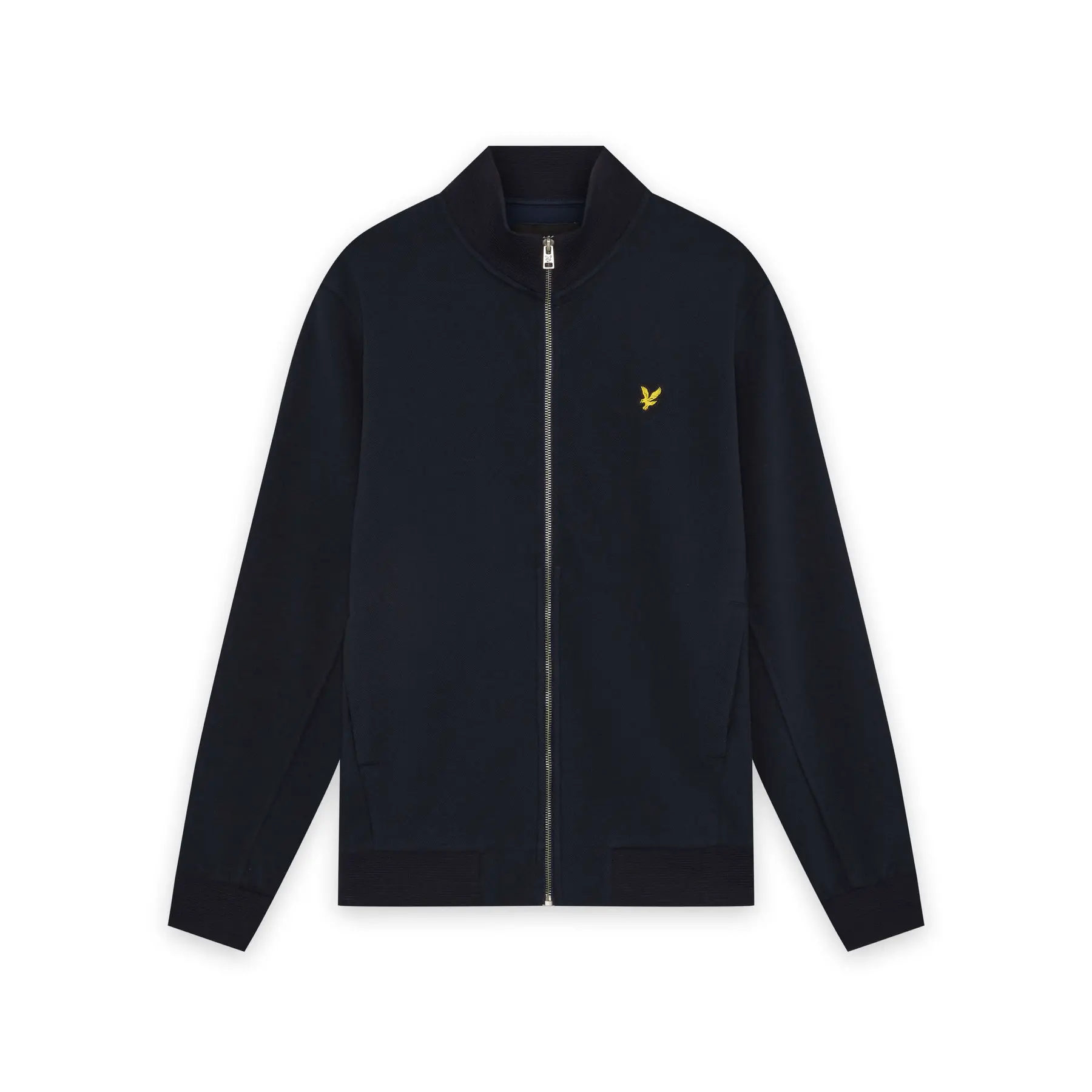Felpa con zip in piqué Lyle & Scott