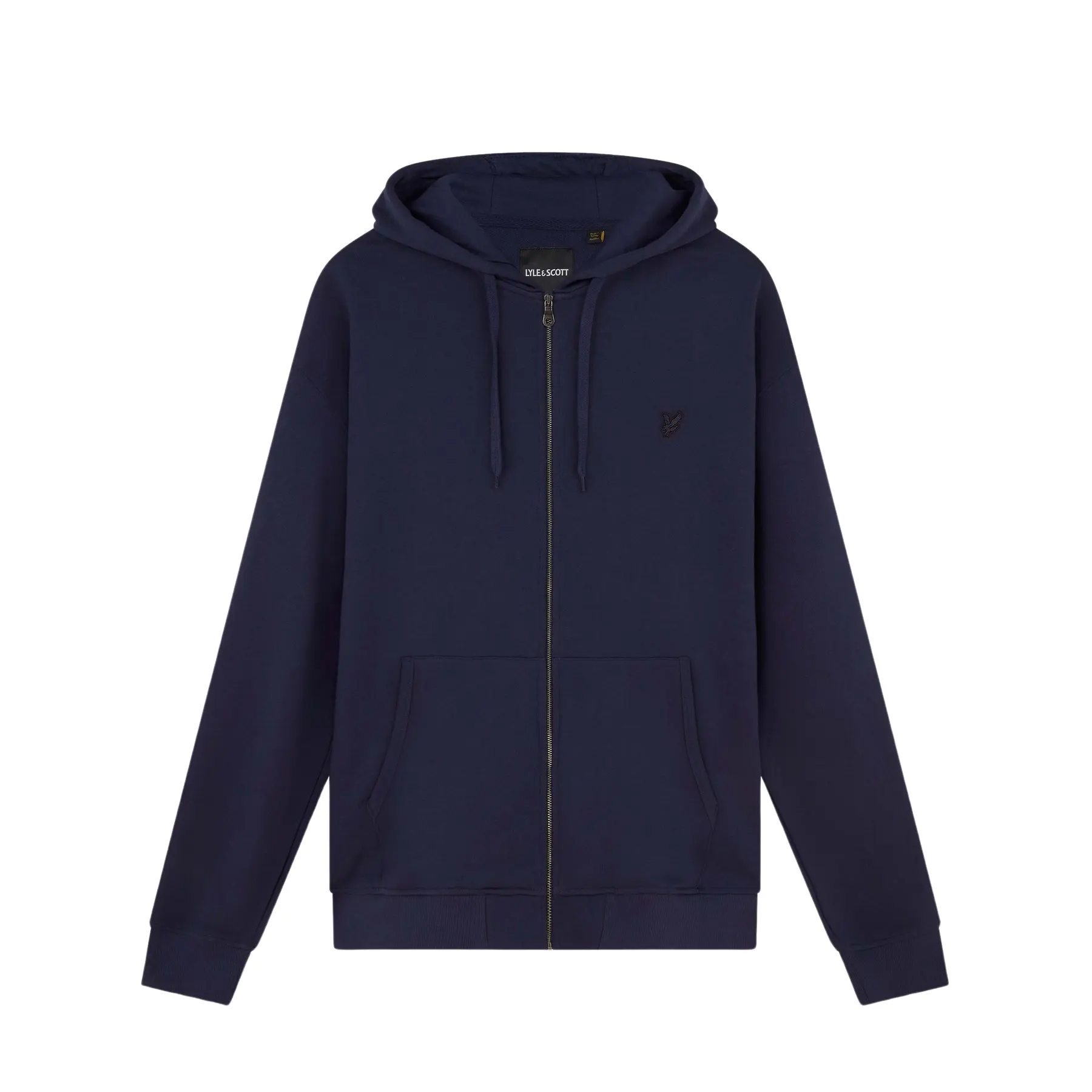 Felpa con zip a cappuccio Lyle & Scott Tonal Eagle
