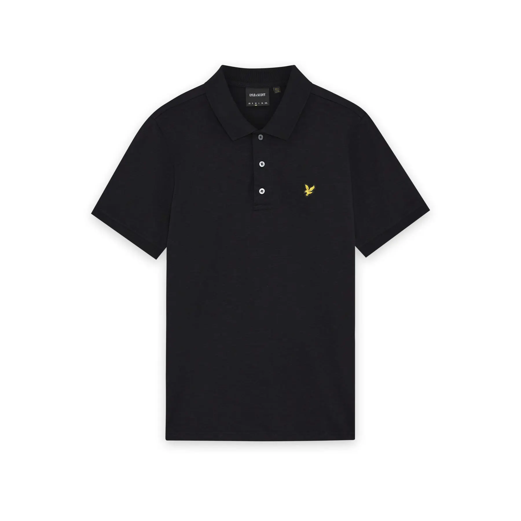 Lyle and Scott Fine Cotton Slub Polo Shirt in Men's Size Medium - Image 2