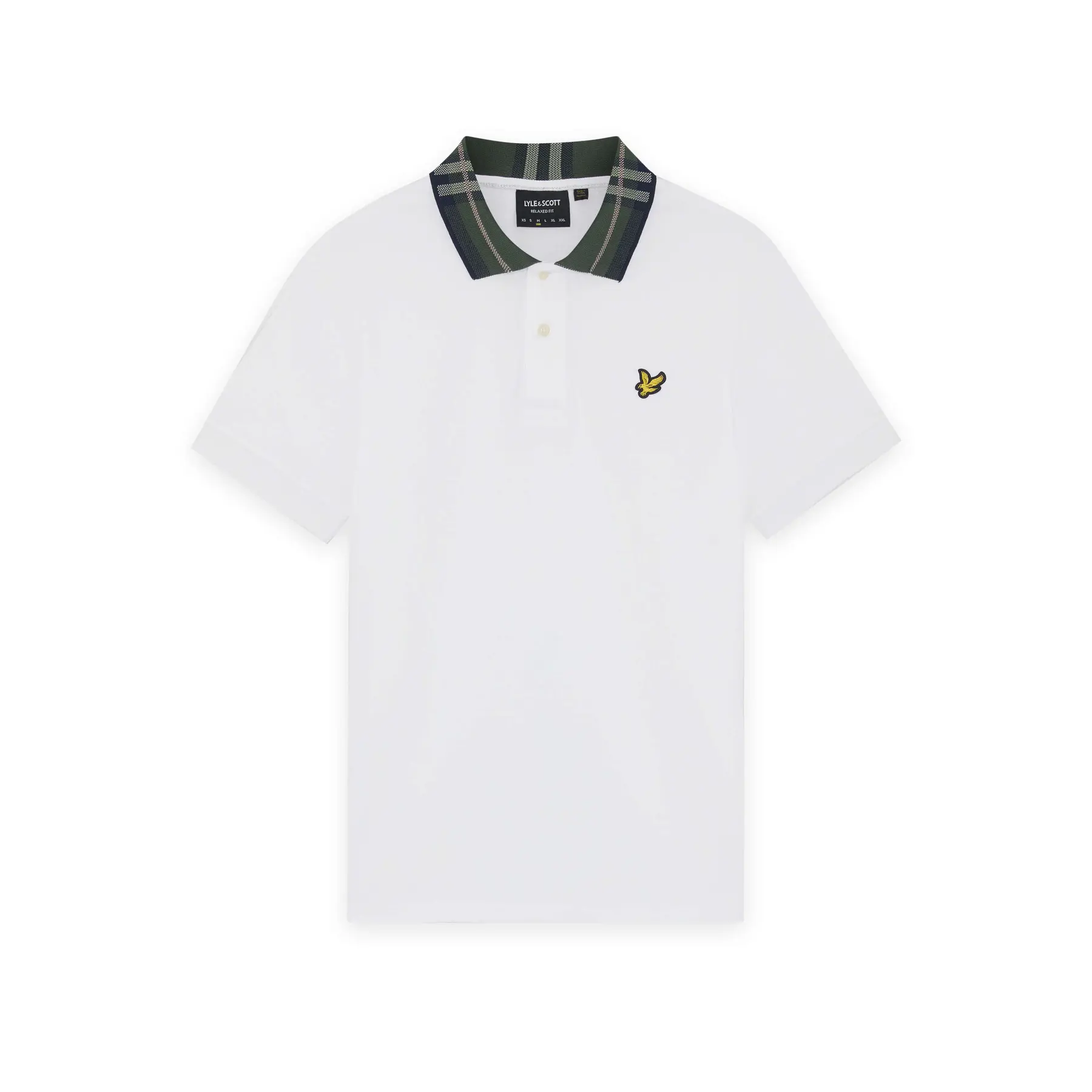 Polo a col tartan Lyle & Scott