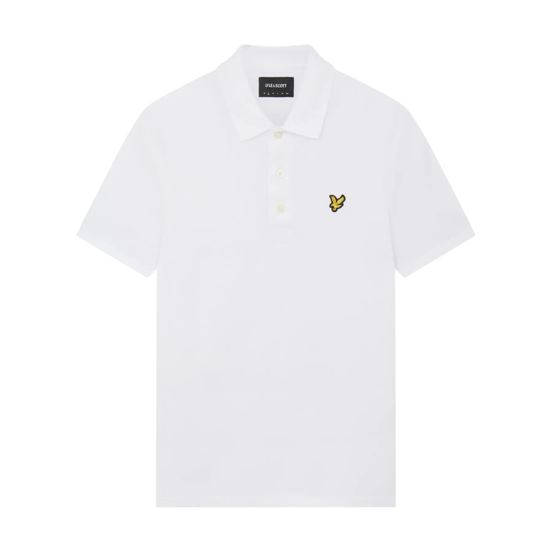 Einfarbiges Poloshirt in großen Größen Lyle & Scott