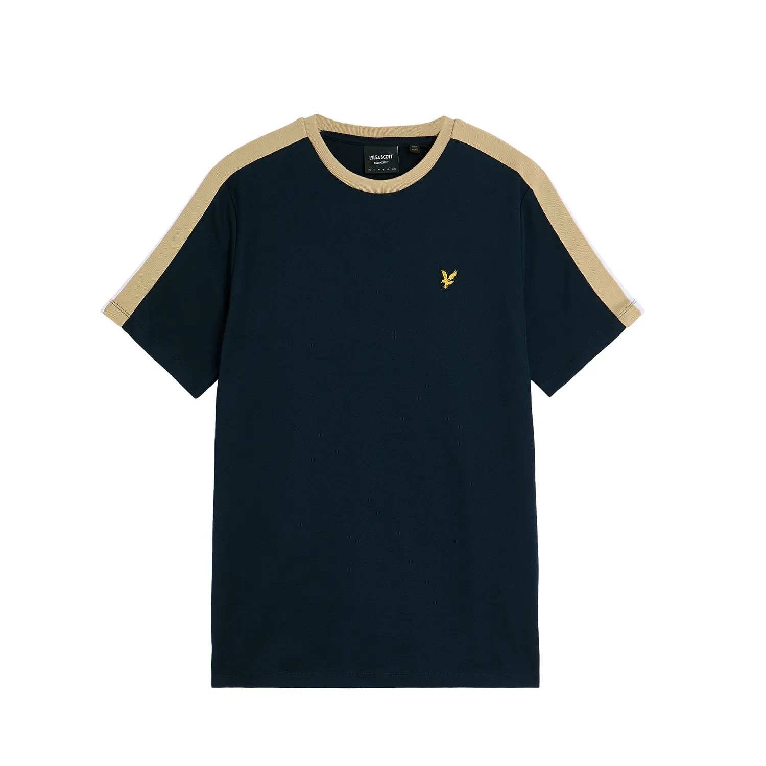 T-shirt con banda a contrasto Lyle & Scott