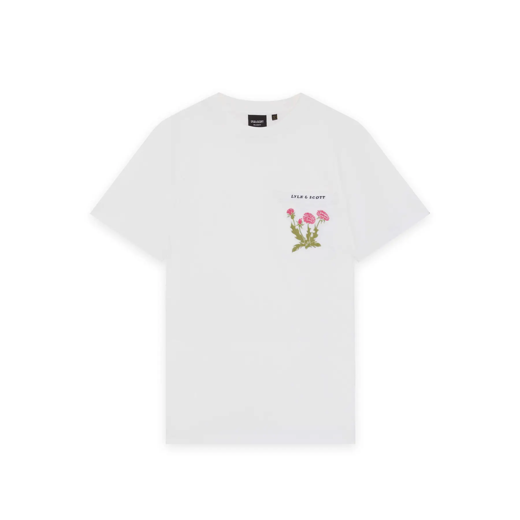 T-shirt ricamato con motivi Lyle & Scott
