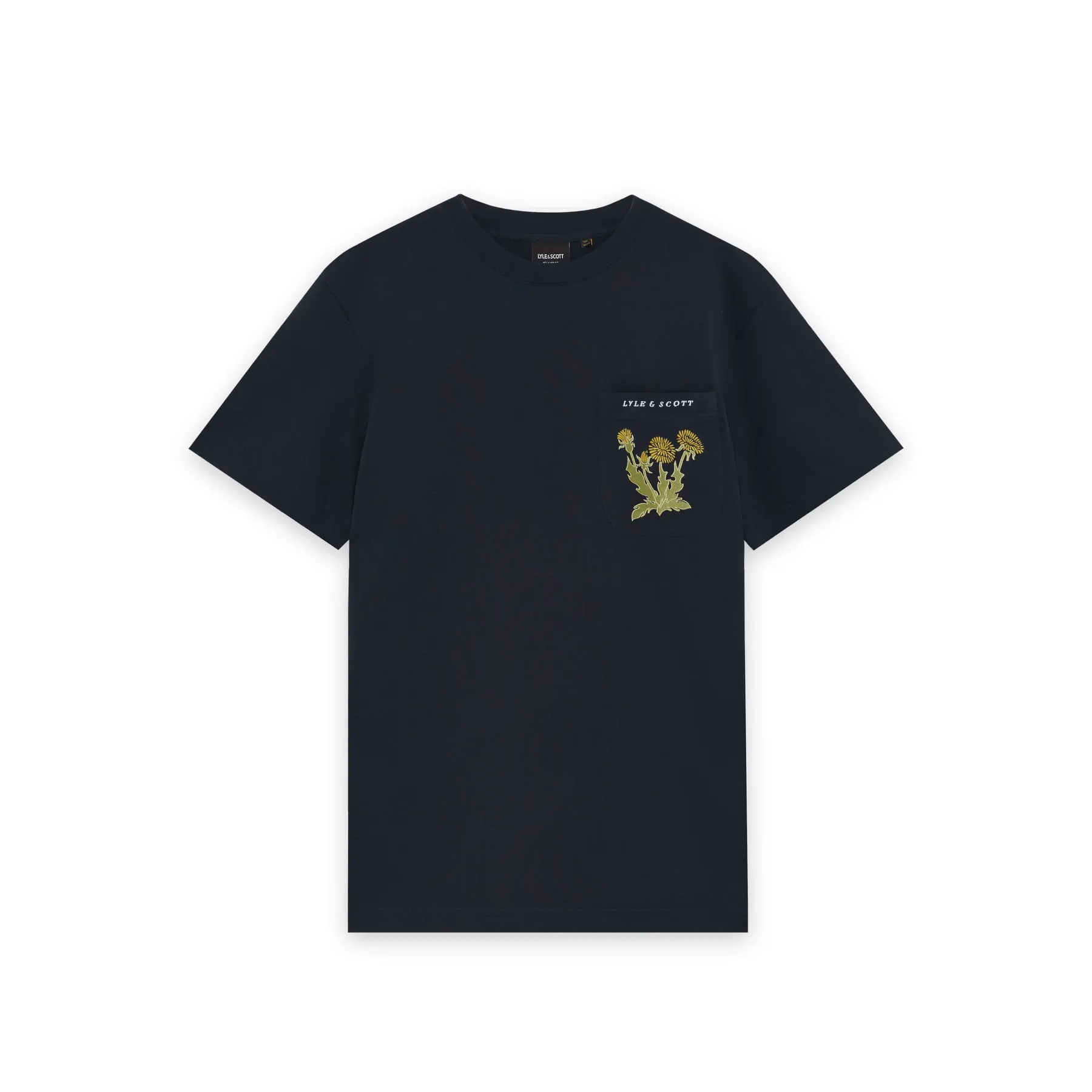 T-shirt ricamato con motivi Lyle & Scott