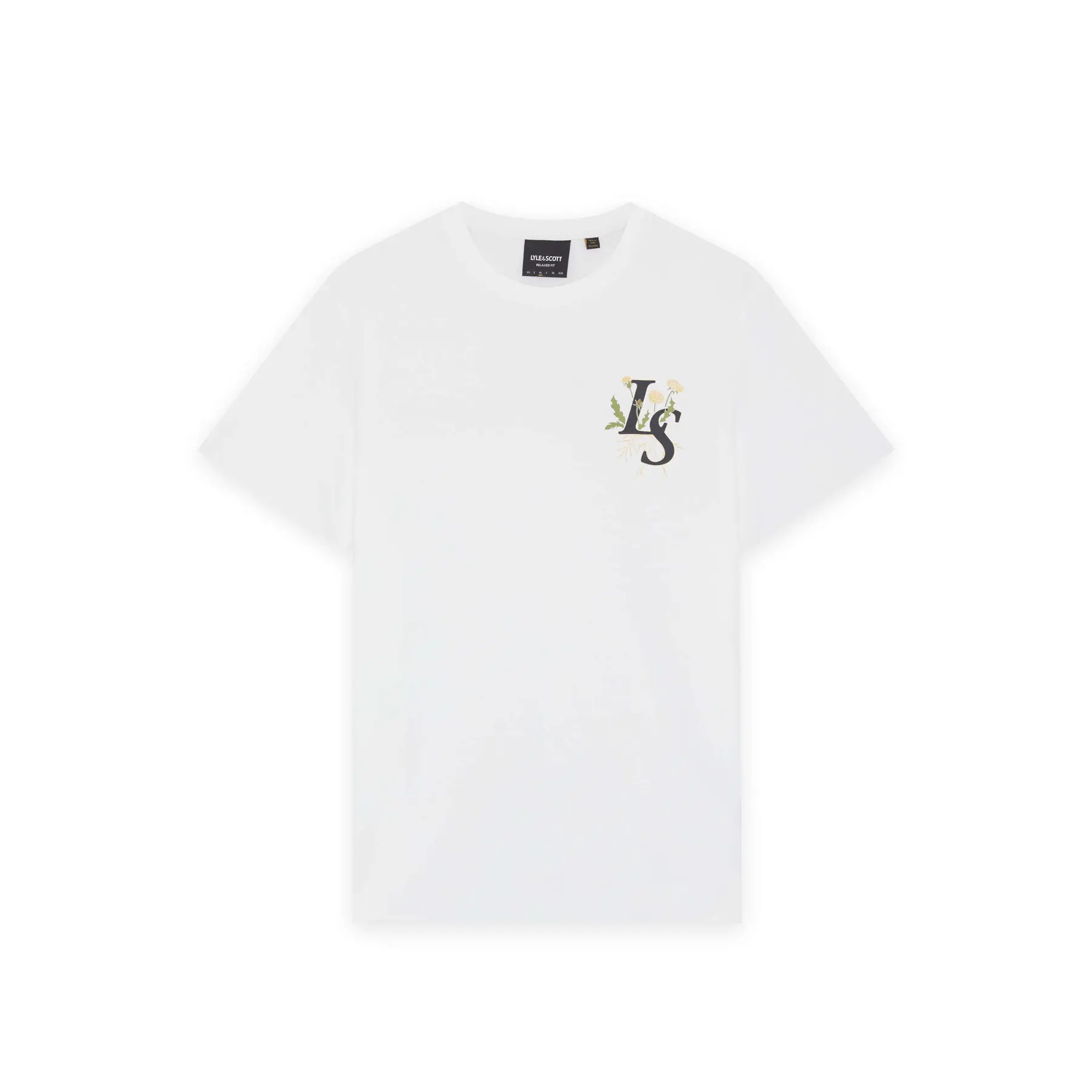 Lyle and Scott   Botanical Graphic T-Shirt in Men's Size Medium - Image 2