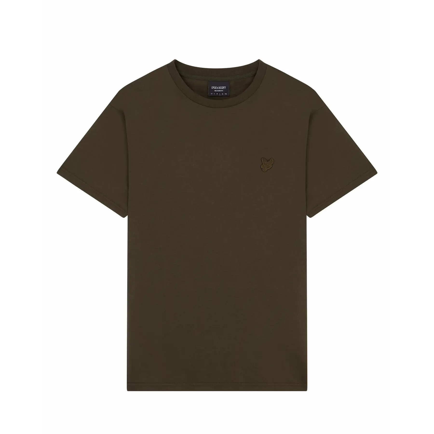 Einfarbiges T-Shirt in großen Größen Lyle & Scott