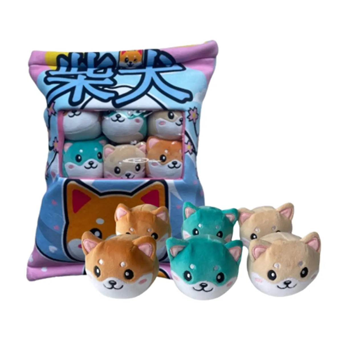 Kuscheltiere für Kinder Lyo Japan Bag Shiba Inu (x6)