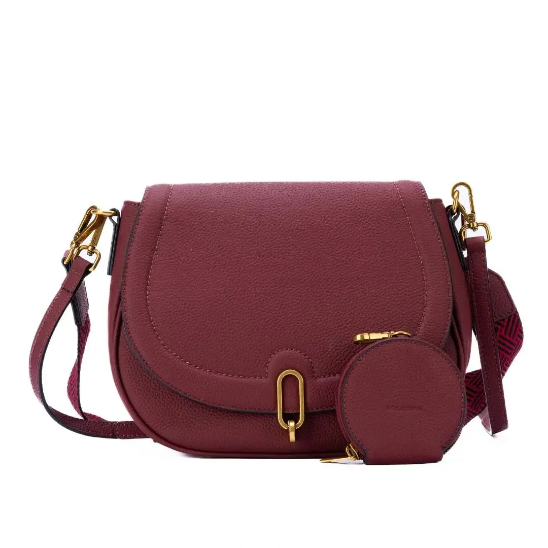 Borsa a tracolla mezza luna con patta donna Mac Alyster Giulia