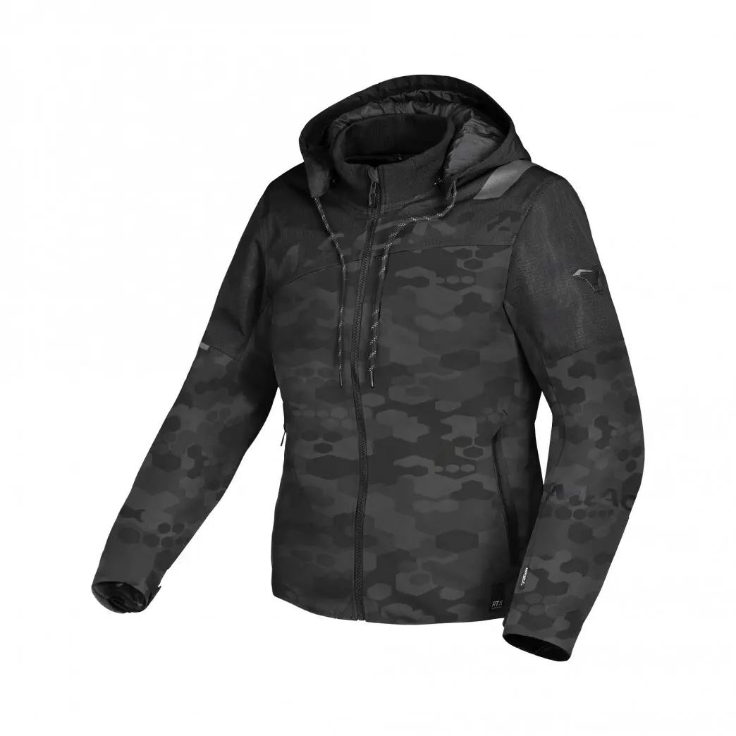 Motorradjacke mit Kapuze für Damenen Macna Racoon