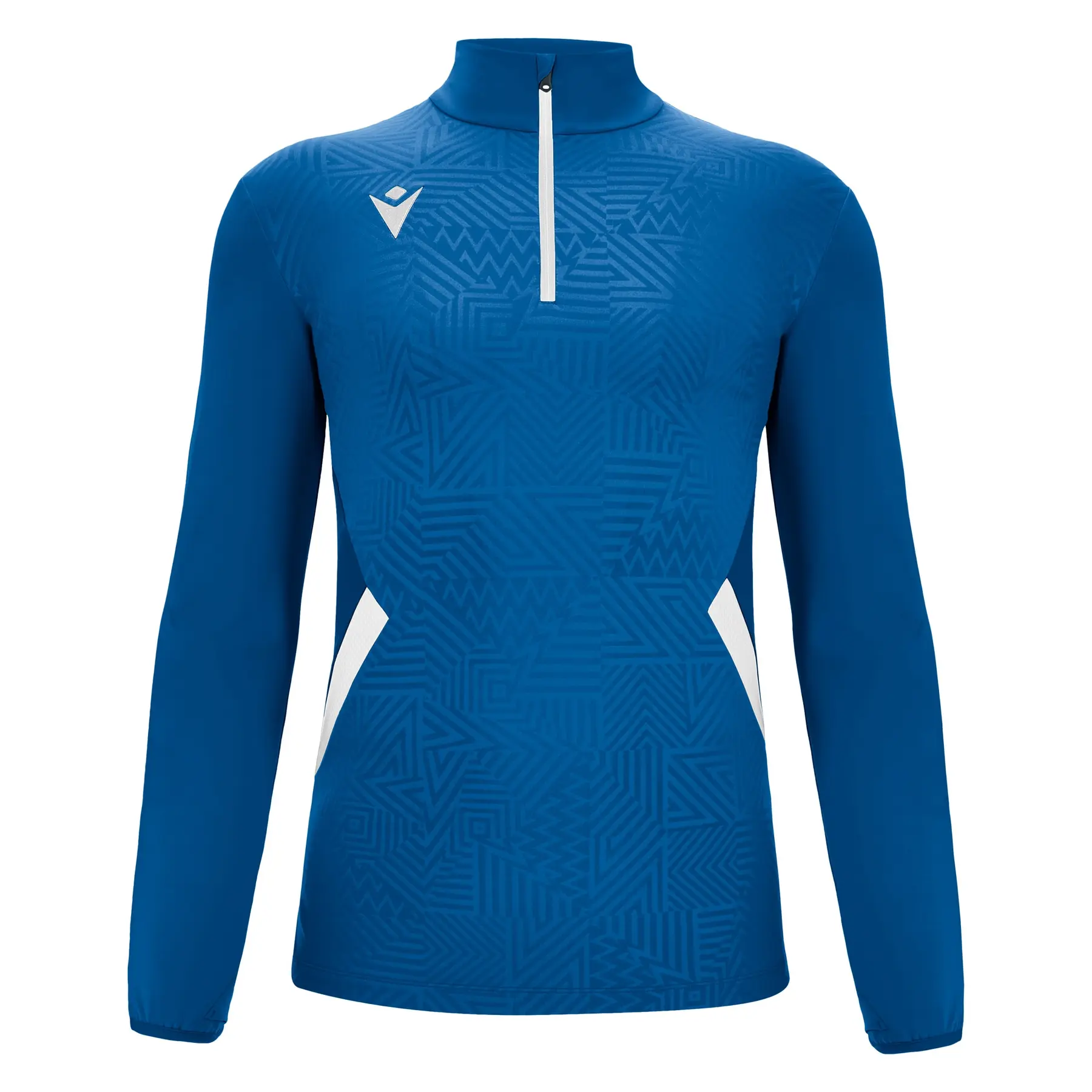 Macron Sweatshirt 1/4 Zip Fraser Bleu Petit