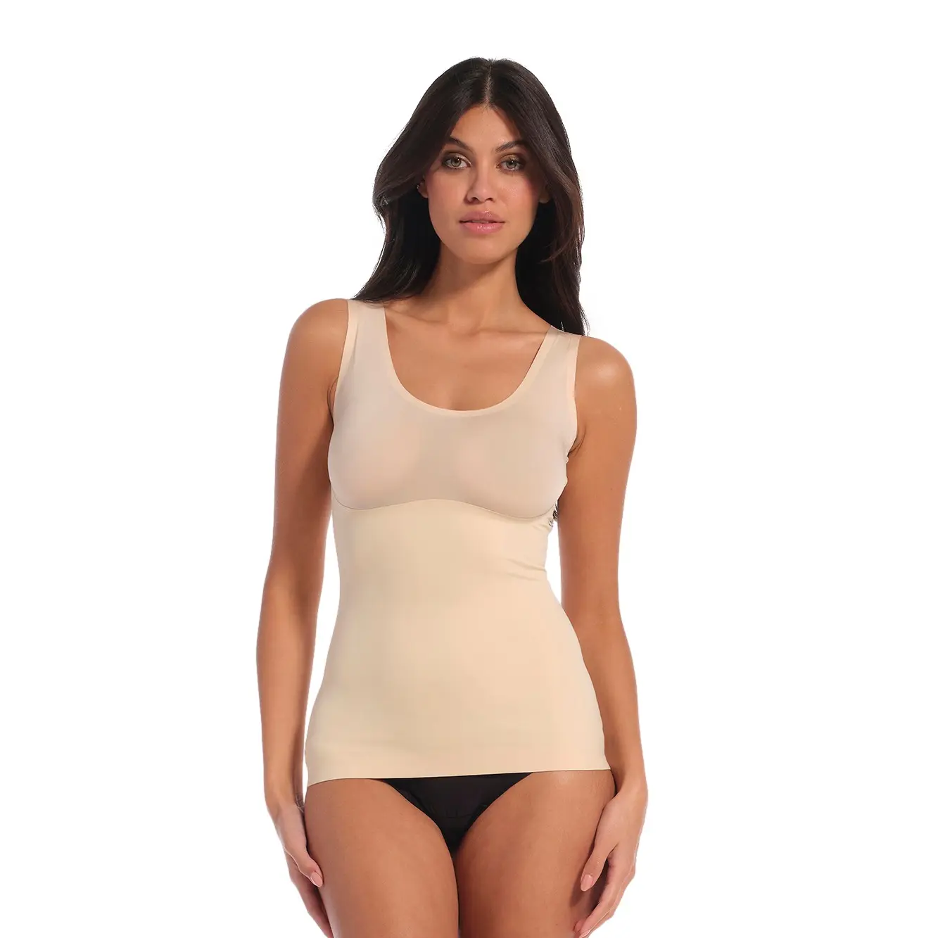 Magic Bodyfashion Women's Beige Shaping Vest For Tone Your Body