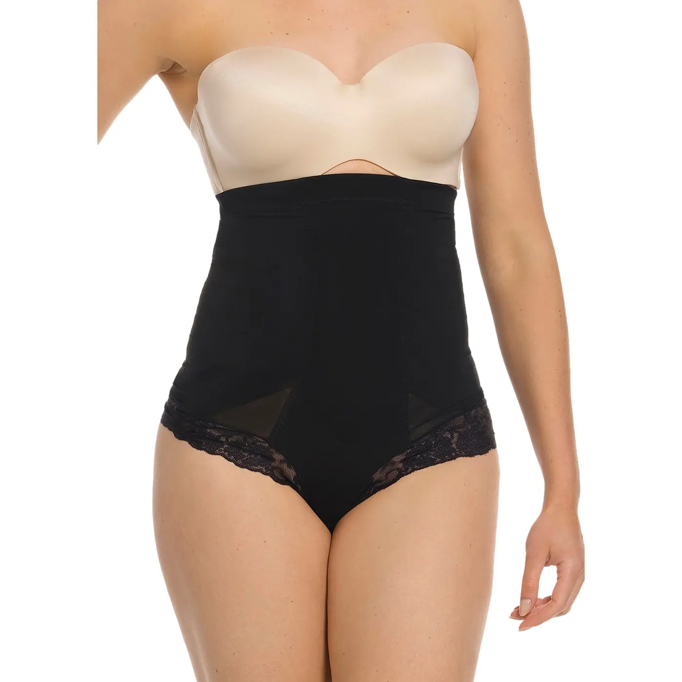 Magic Bodyfashion Women's Noir High-Waisted Reinforced Control ’S String