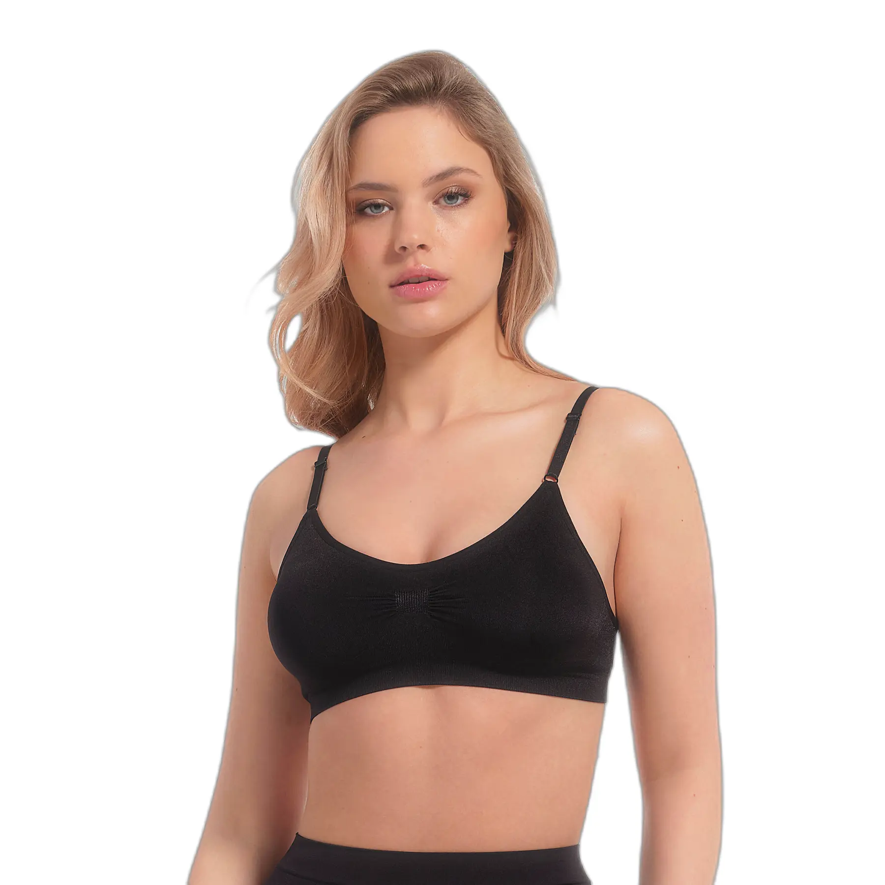 Reggiseno comfort con spalline a spaghetto donna Magic Bodyfashion