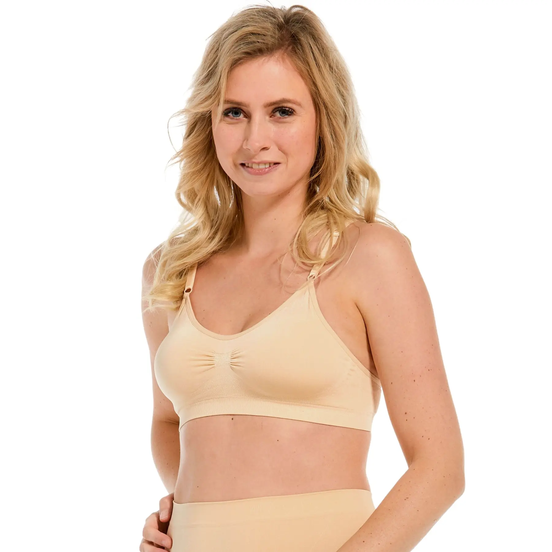 Reggiseno comfort con spalline a spaghetto donna Magic Bodyfashion